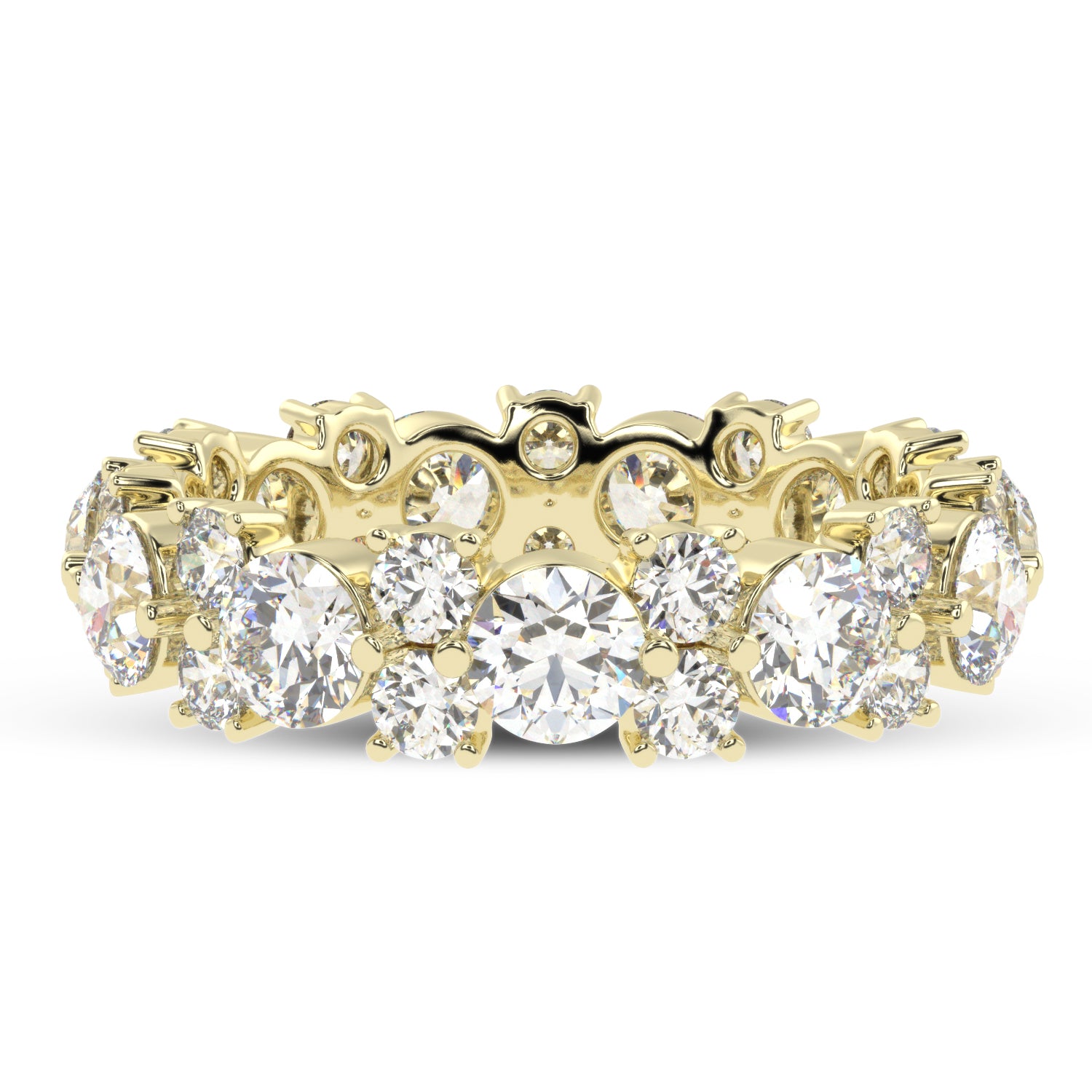 Buy 3.9Ct Pave Natural Diamond Band | Solitairekart