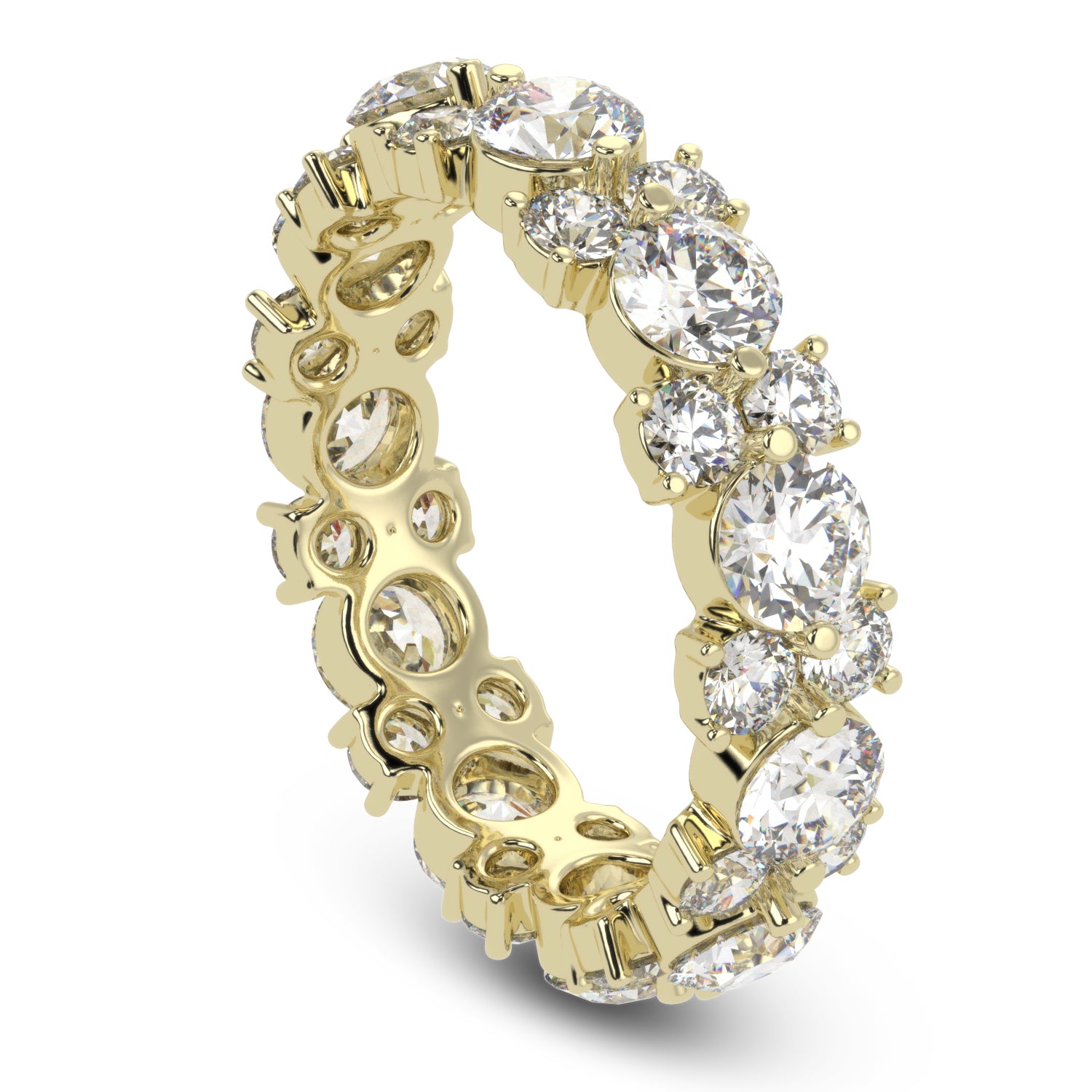 Buy 3.9Ct Pave Natural Diamond Band | Solitairekart