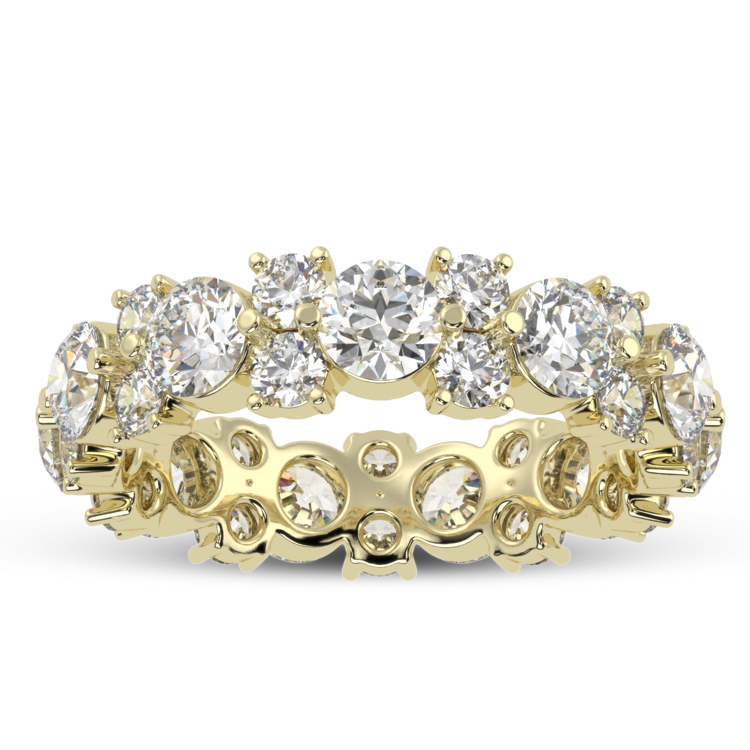 Buy 3.9Ct Pave Natural Diamond Band | Solitairekart