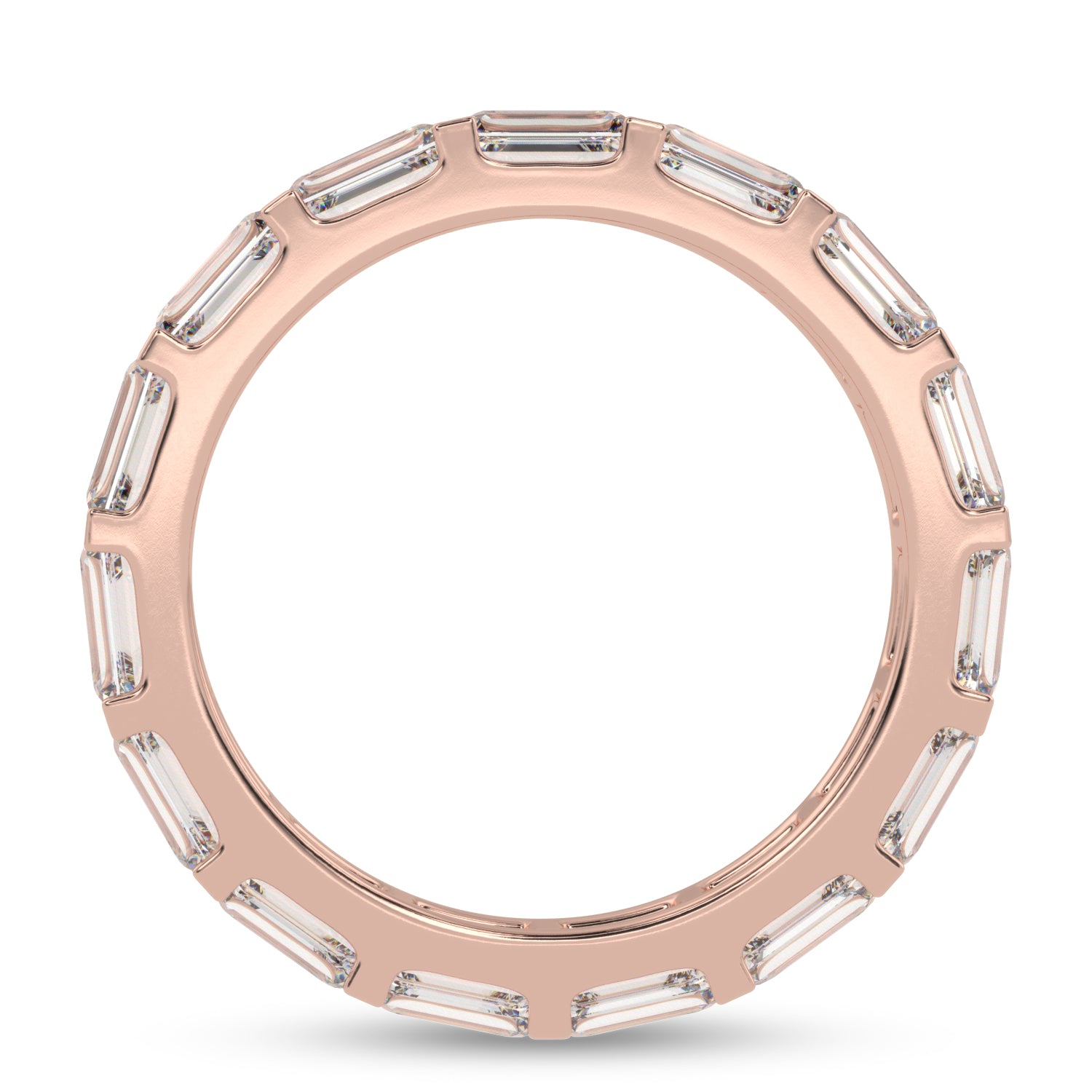 Buy 3.55Ct Eternity Natural Diamond Band | Solitairekart