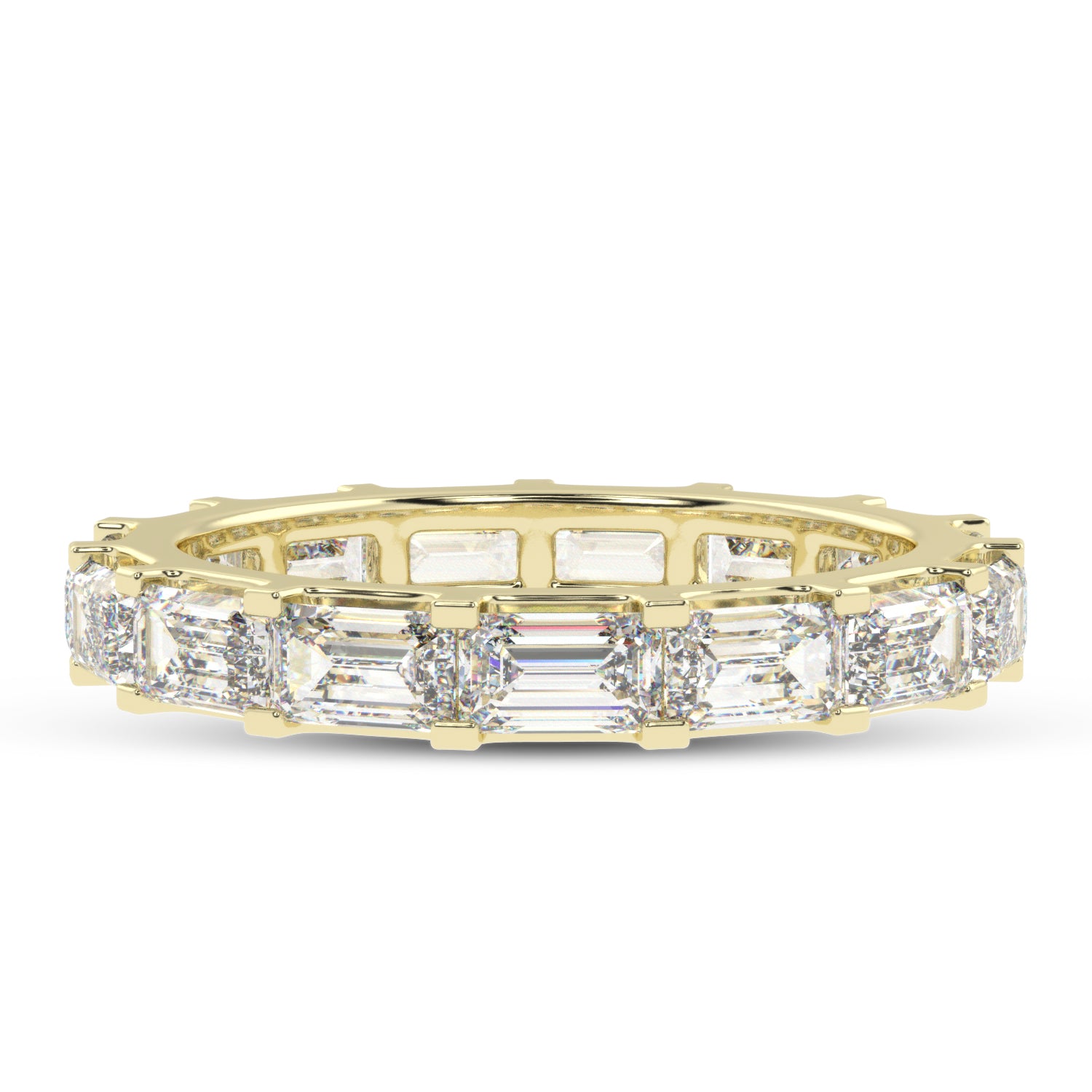 Buy 3.55Ct Eternity Natural Diamond Band | Solitairekart