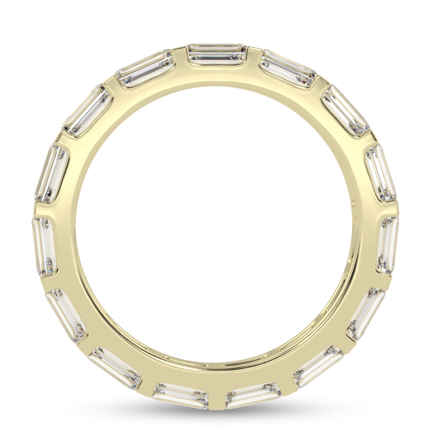 Buy 3.55Ct Eternity Natural Diamond Band | Solitairekart