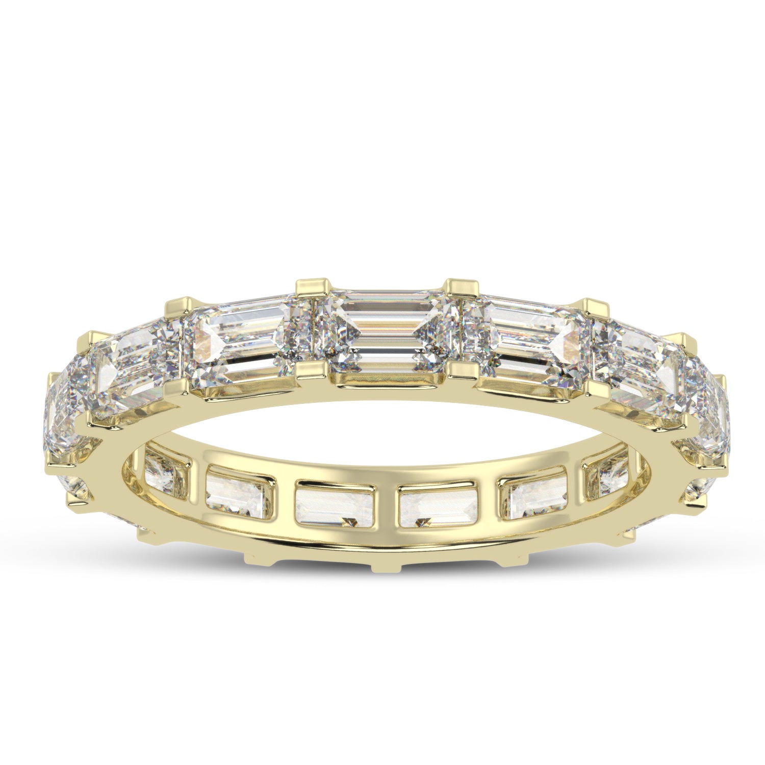 Buy 3.55Ct Eternity Natural Diamond Band | Solitairekart
