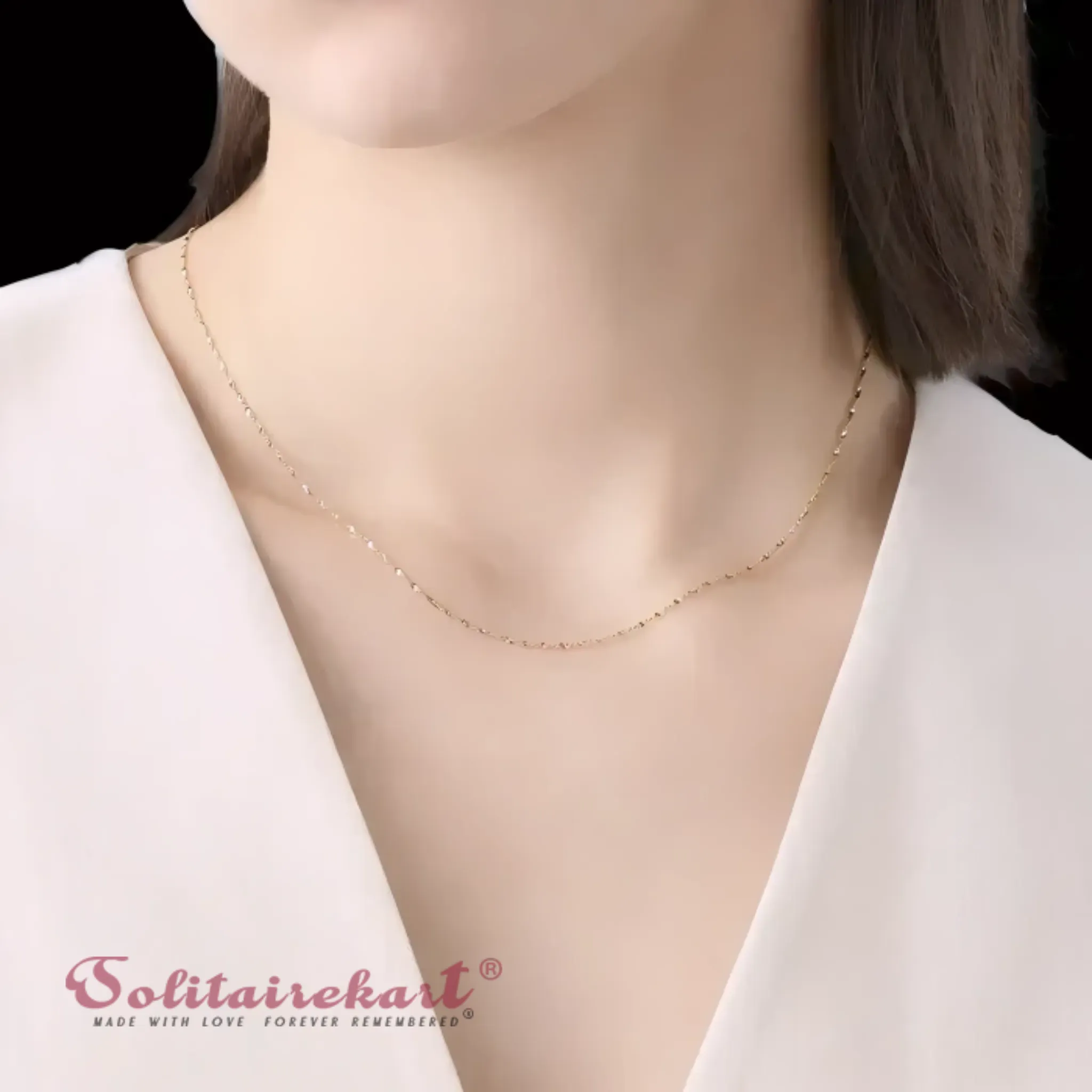 14K Gold Twisted Rope Chain