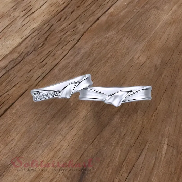 Solitairekart Platinum Cross Style Band Ring 6.662gm For Unisex.