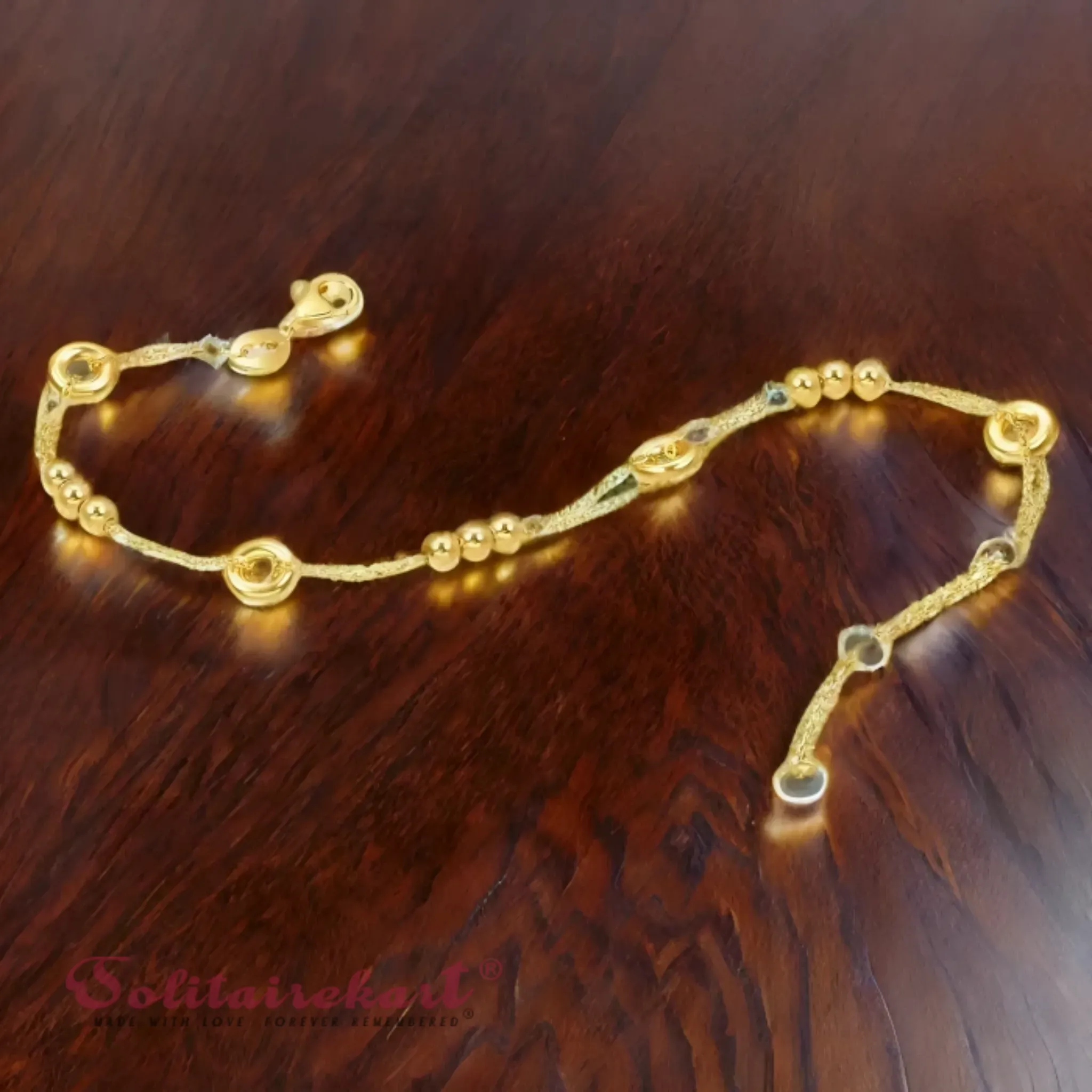 14K Gold Golden Orbit Bracelet