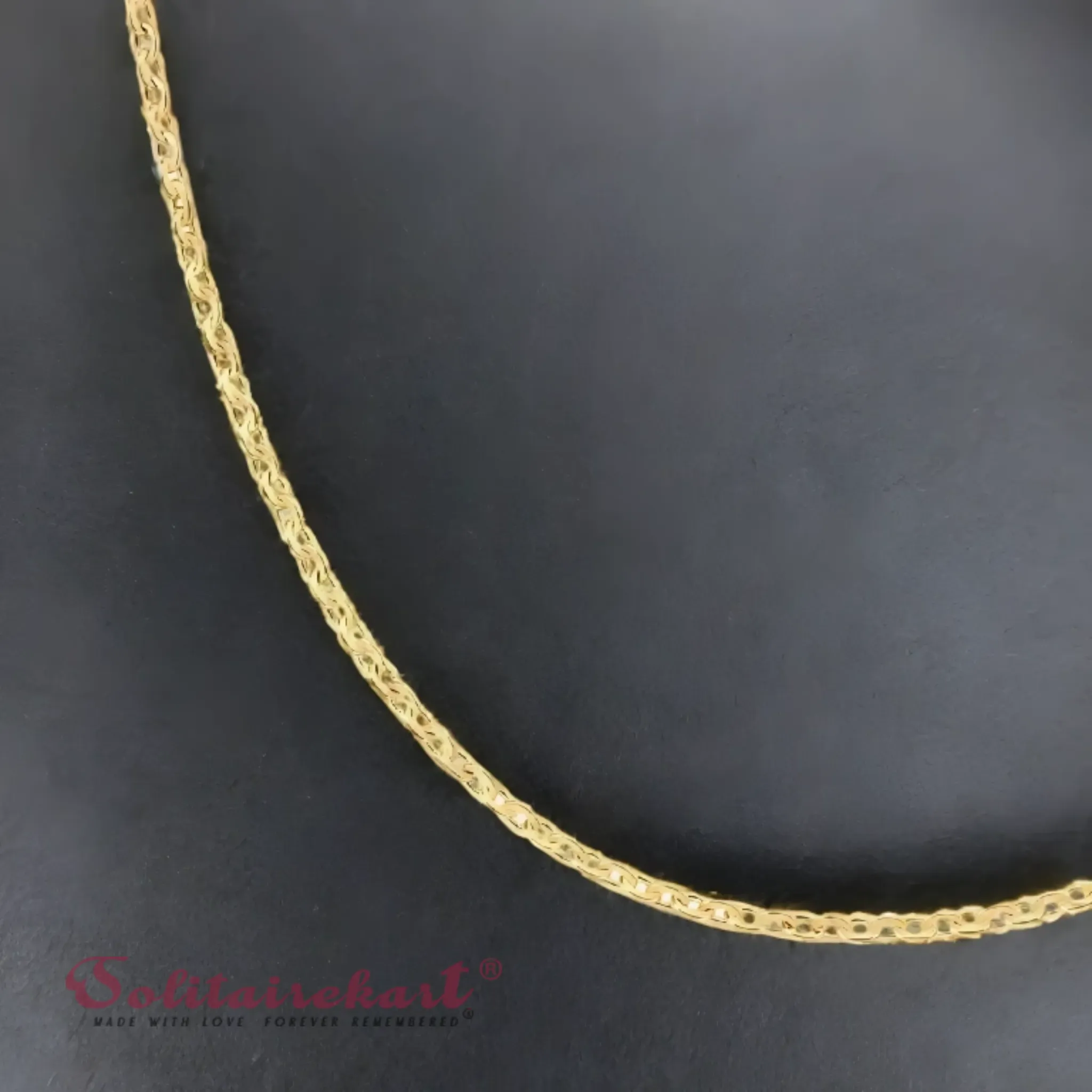 14K Gold Cobra Necklace