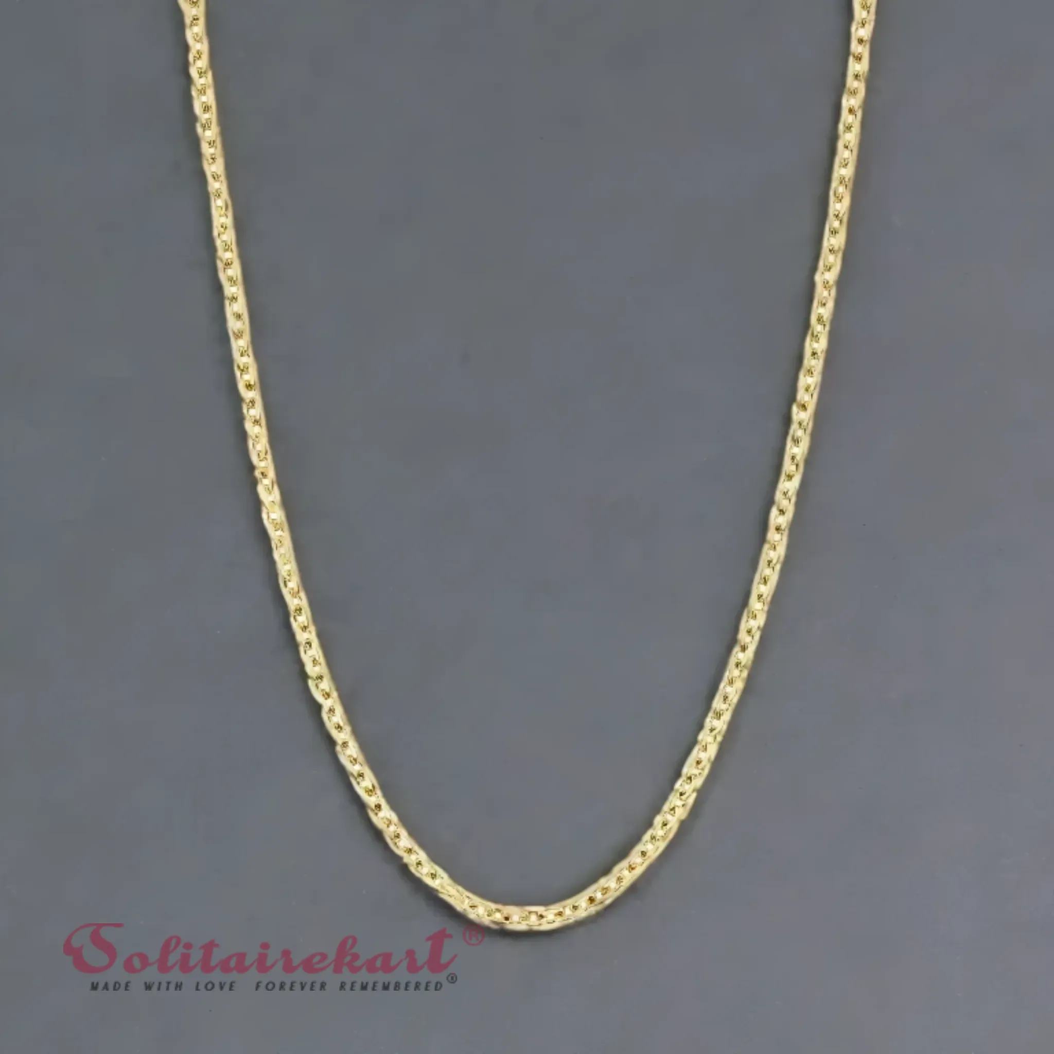 14K Gold Cobra Necklace