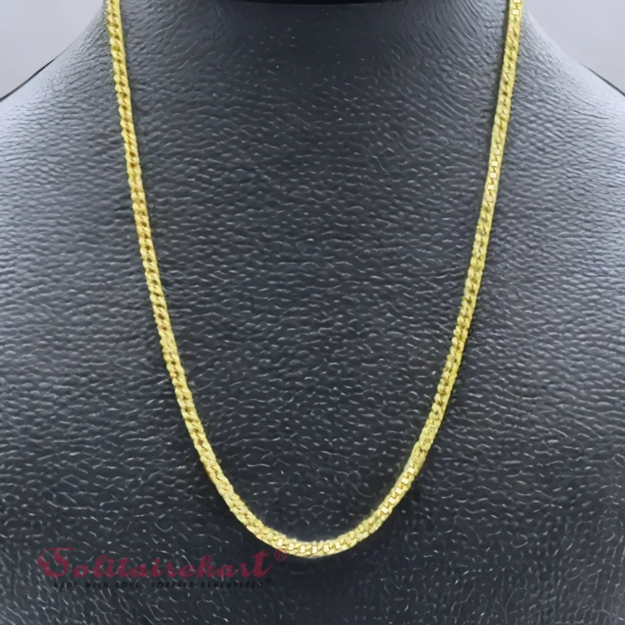 14K Yellow Gold Box Contemporary Chain 4.52g