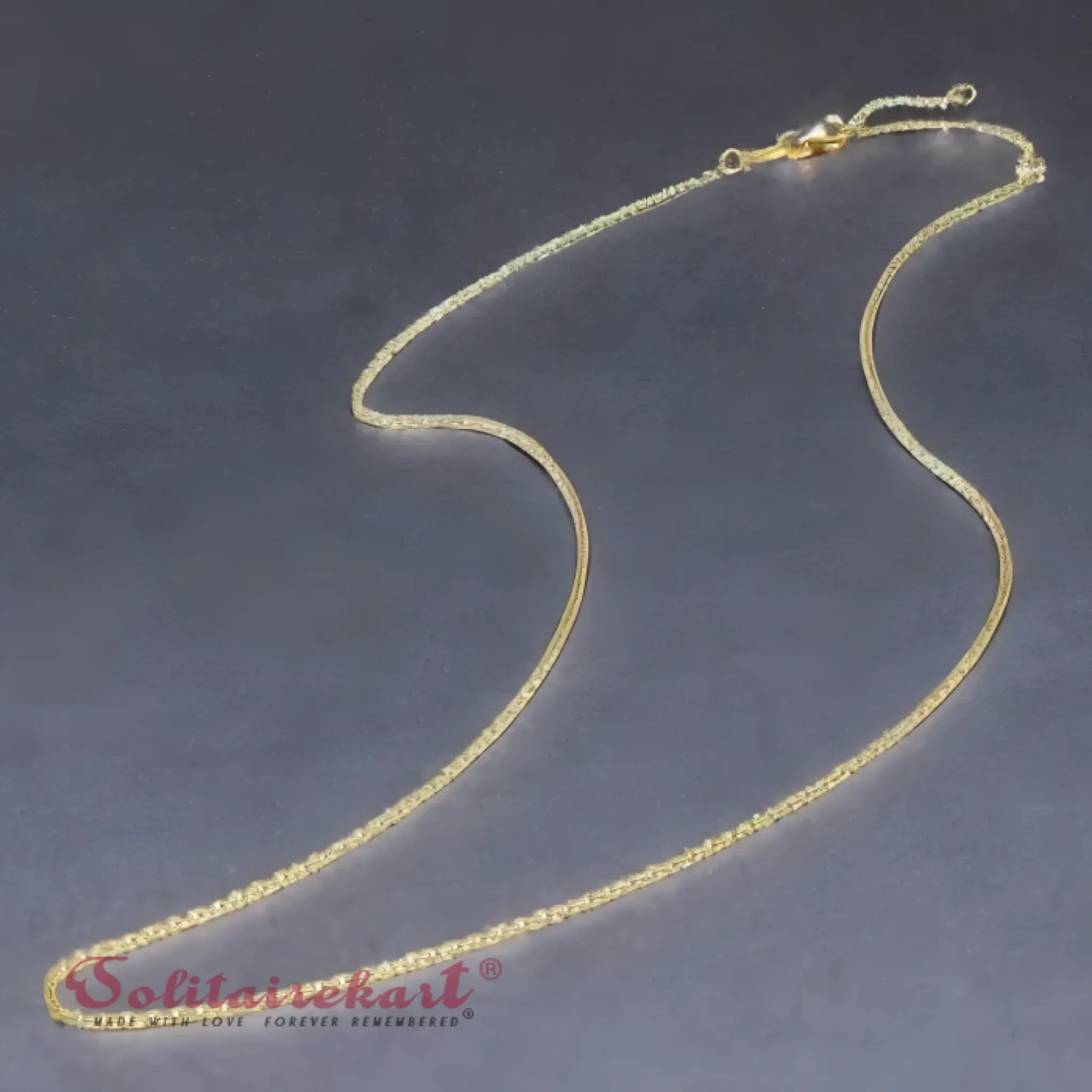 14K Gold Minimalist Cable Chain