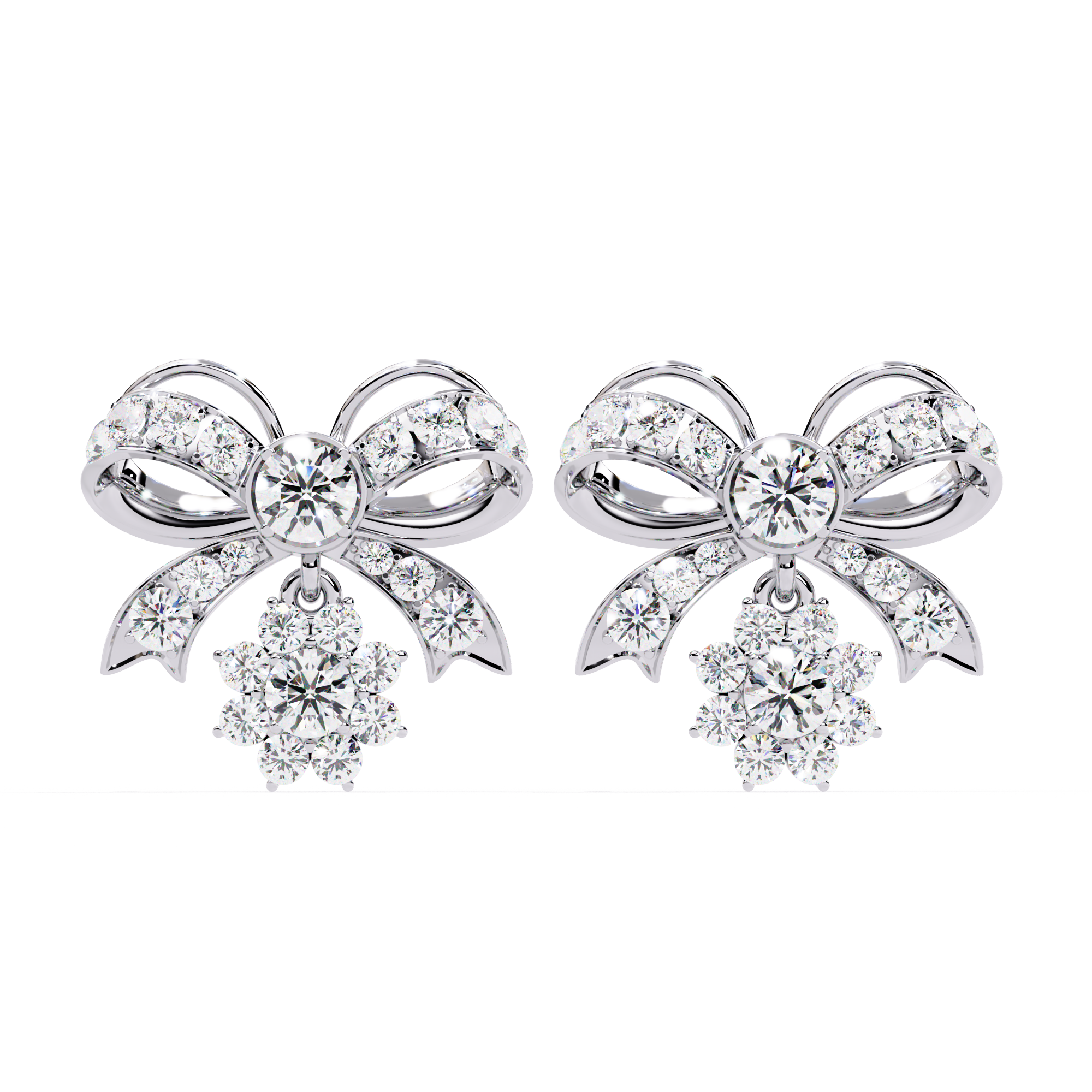 2.21 Ct Lab-Grown Diamond Stud Earrings – EF VS