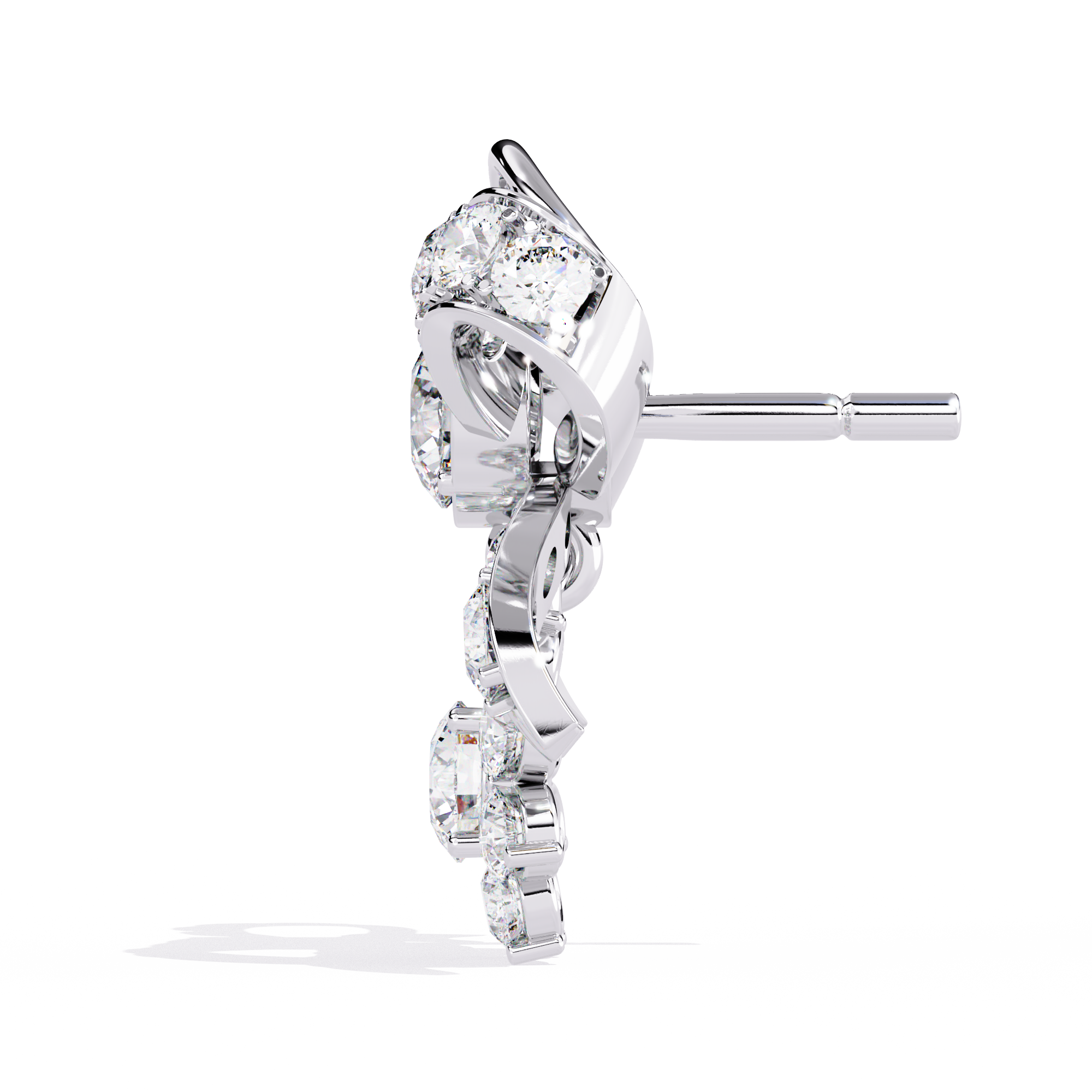 2.21 Ct Lab-Grown Diamond Stud Earrings – EF VS