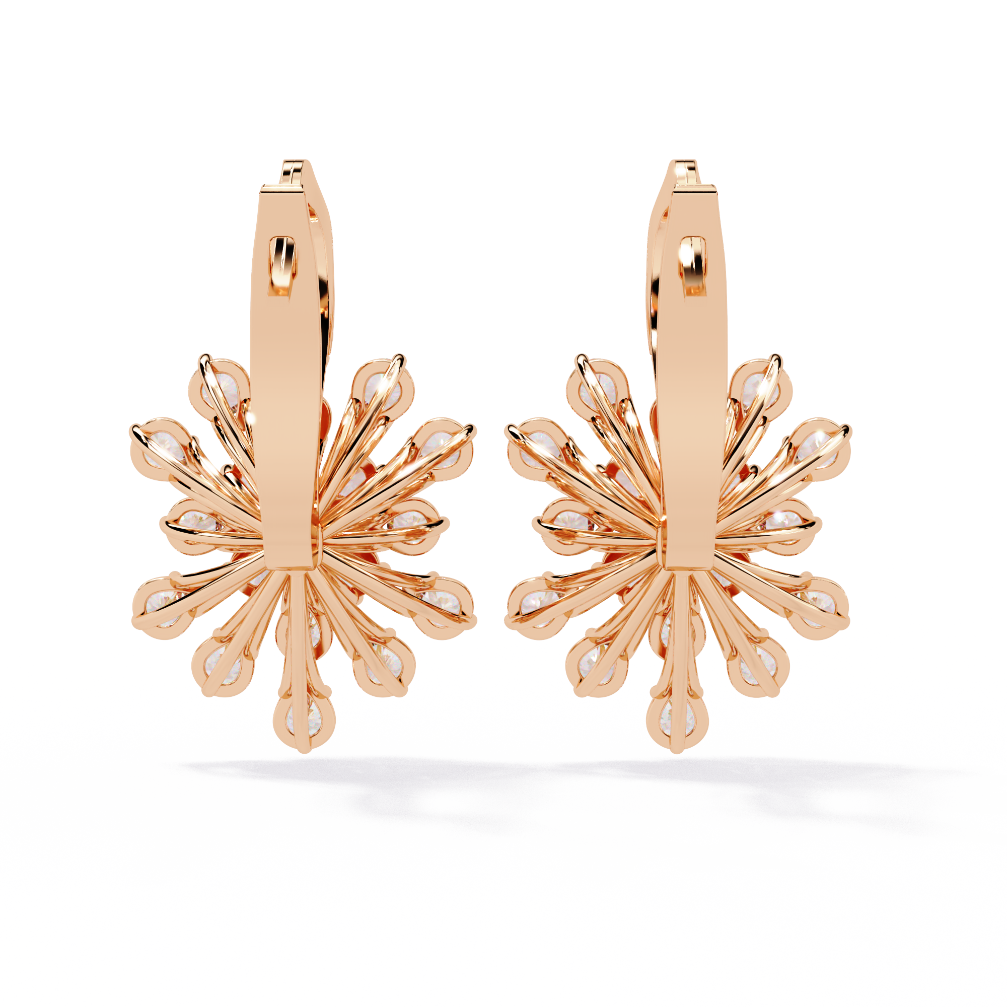 1.75ct Snowflake Lab Grown Diamond Earrings EF VS