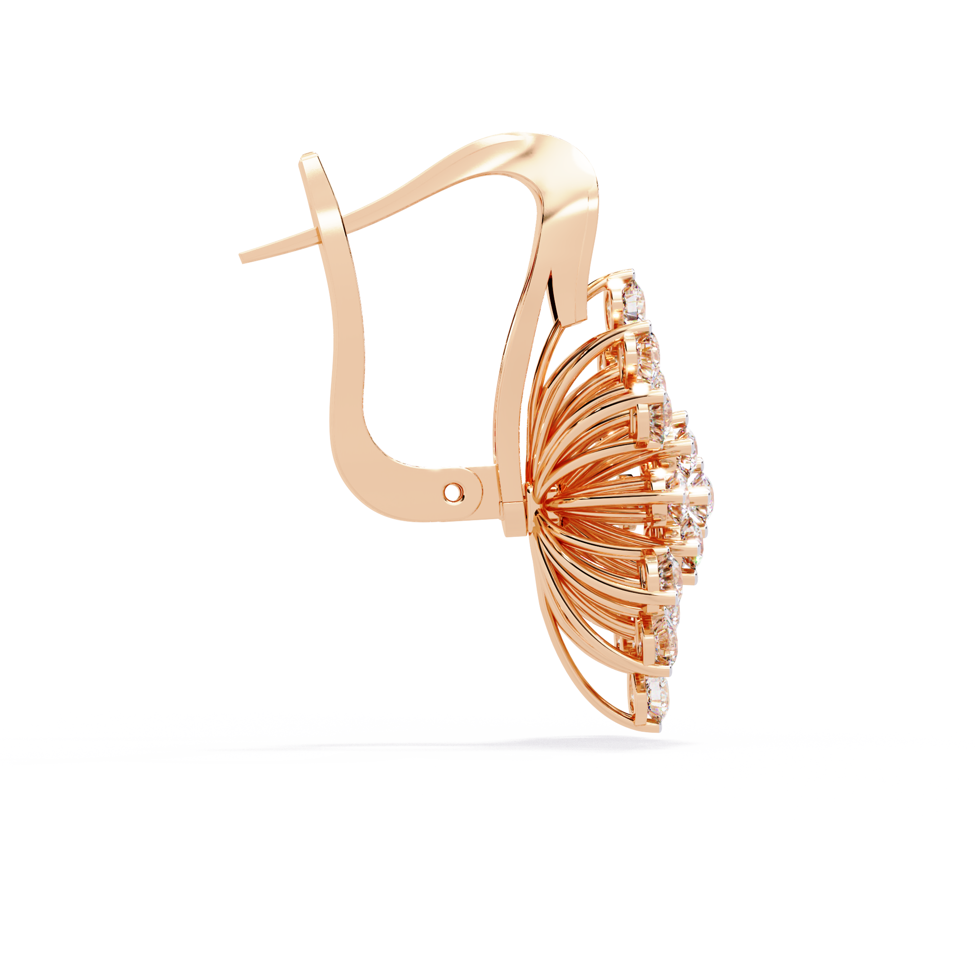 Buy 1.75ct Starburst Natural Diamond Earrings| Solitairekart