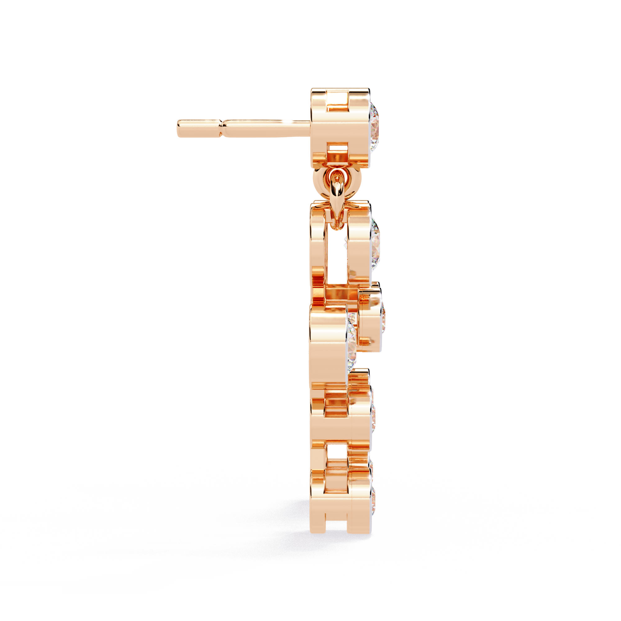 Buy Celestial Cascade Natural Diamond Earrings | Solitairart