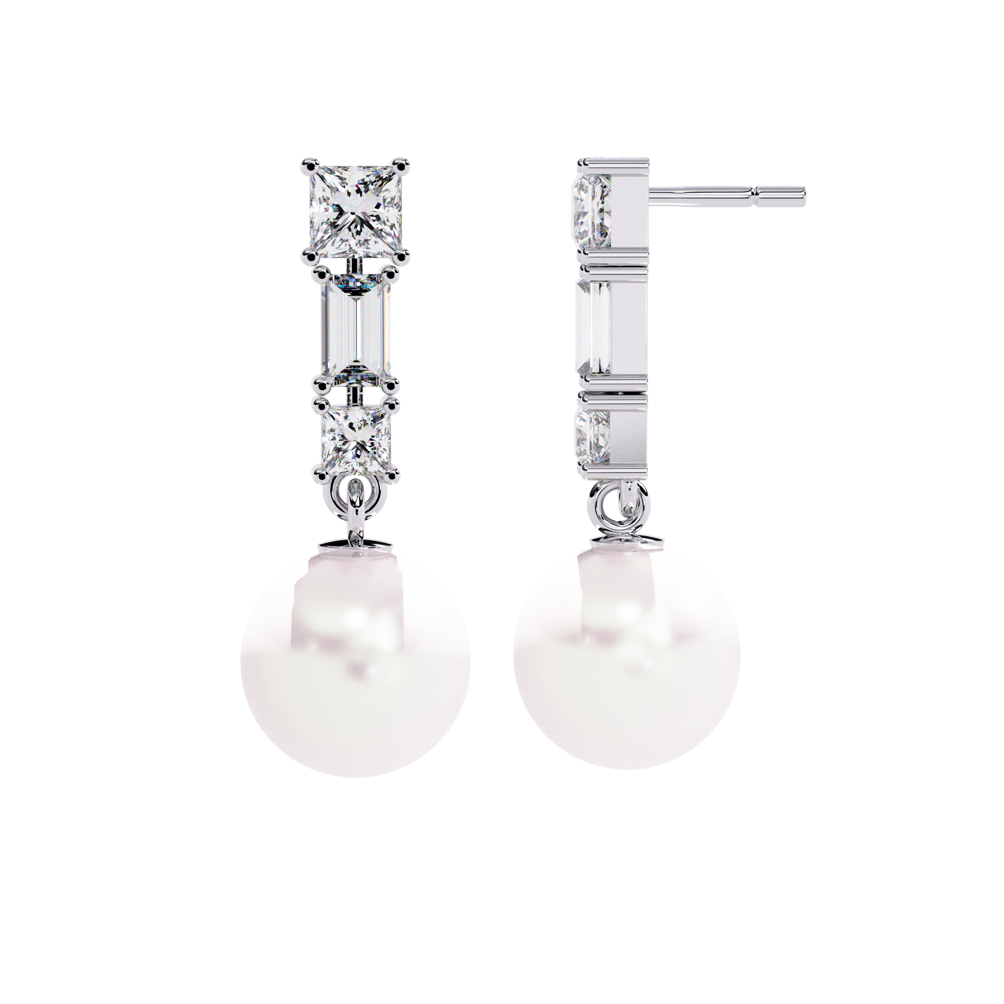 2.08ct Lab Grown Diamond Earrings EF/VS