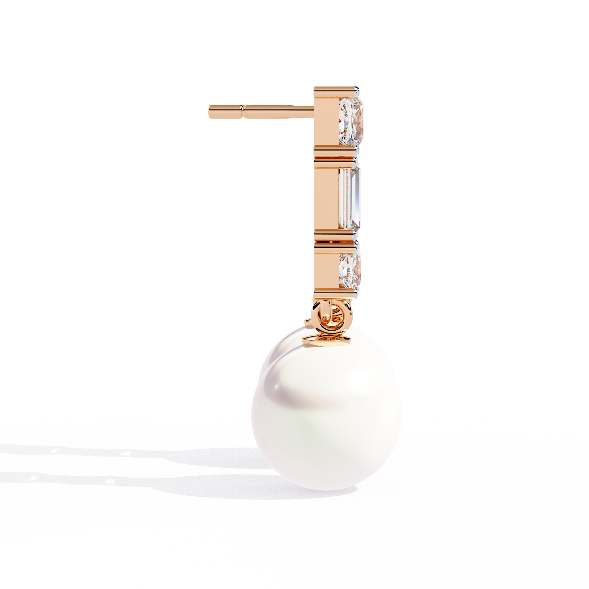 Buy Natural Diamond Dewdrop Dangle Earrings | Solitairekart