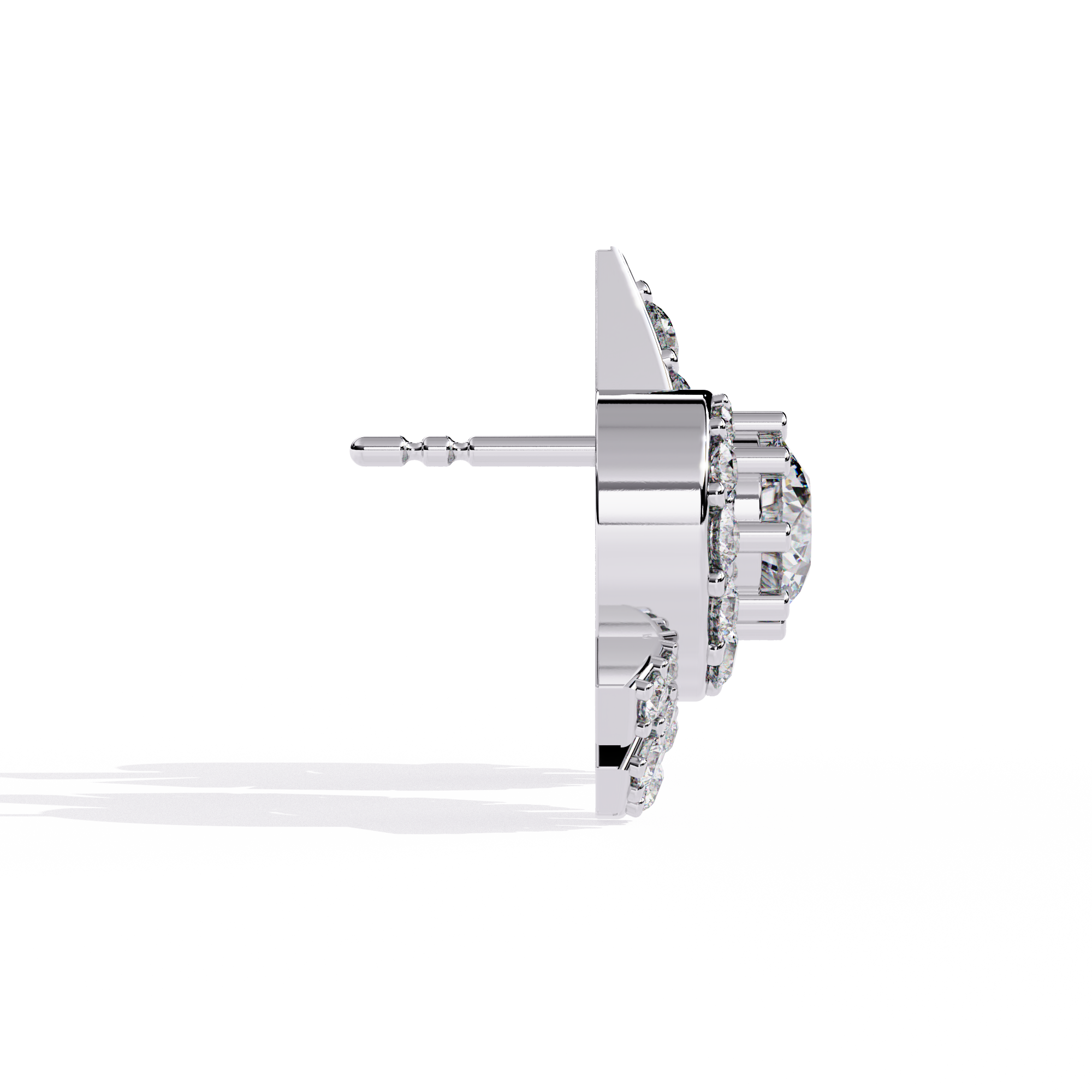 1.66 Carat Lab-Grown Diamond Stud Earrings – EF Color VS Clarity