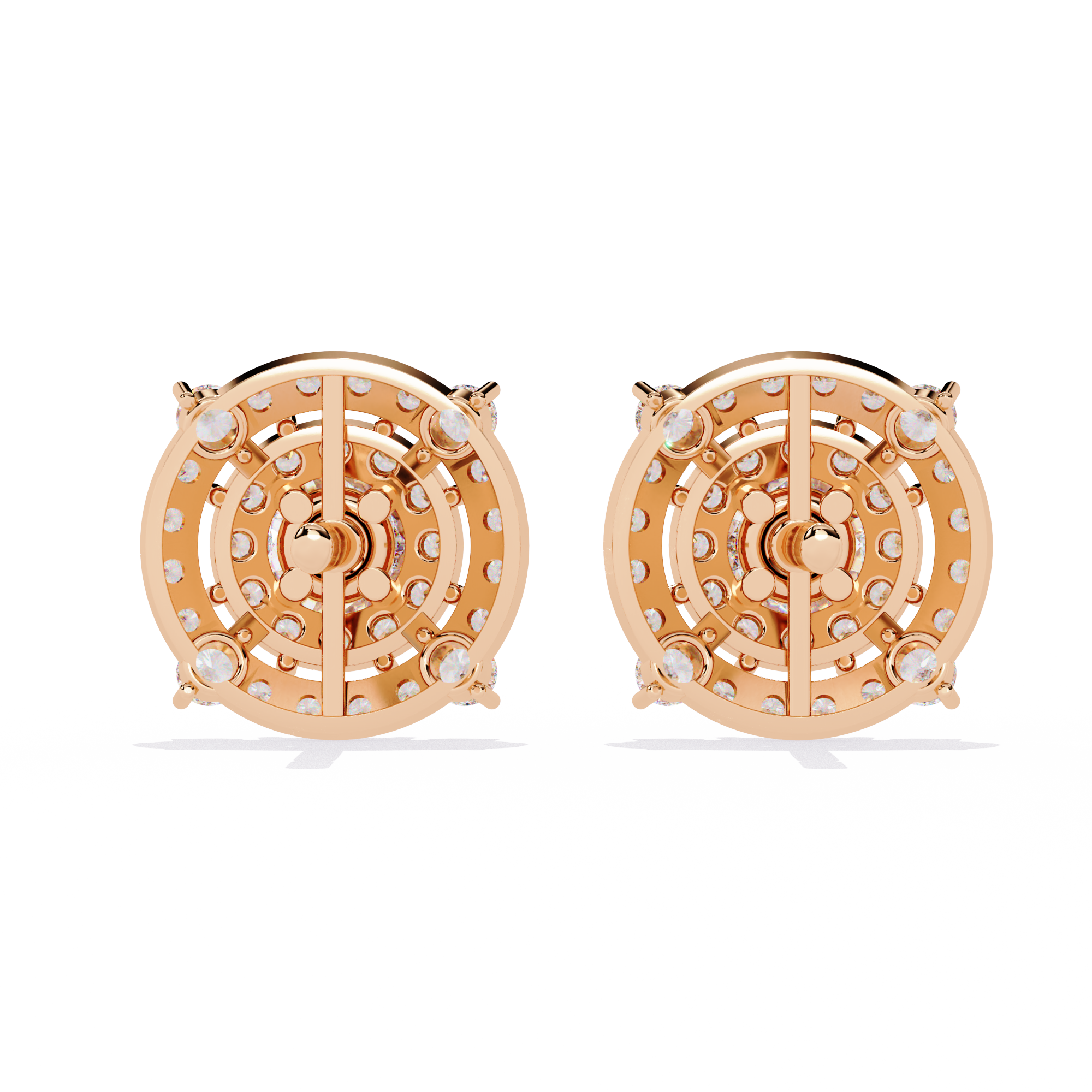 2.29 Carat Lab-Grown Diamond Stud Earrings – EF Color VS Clarity