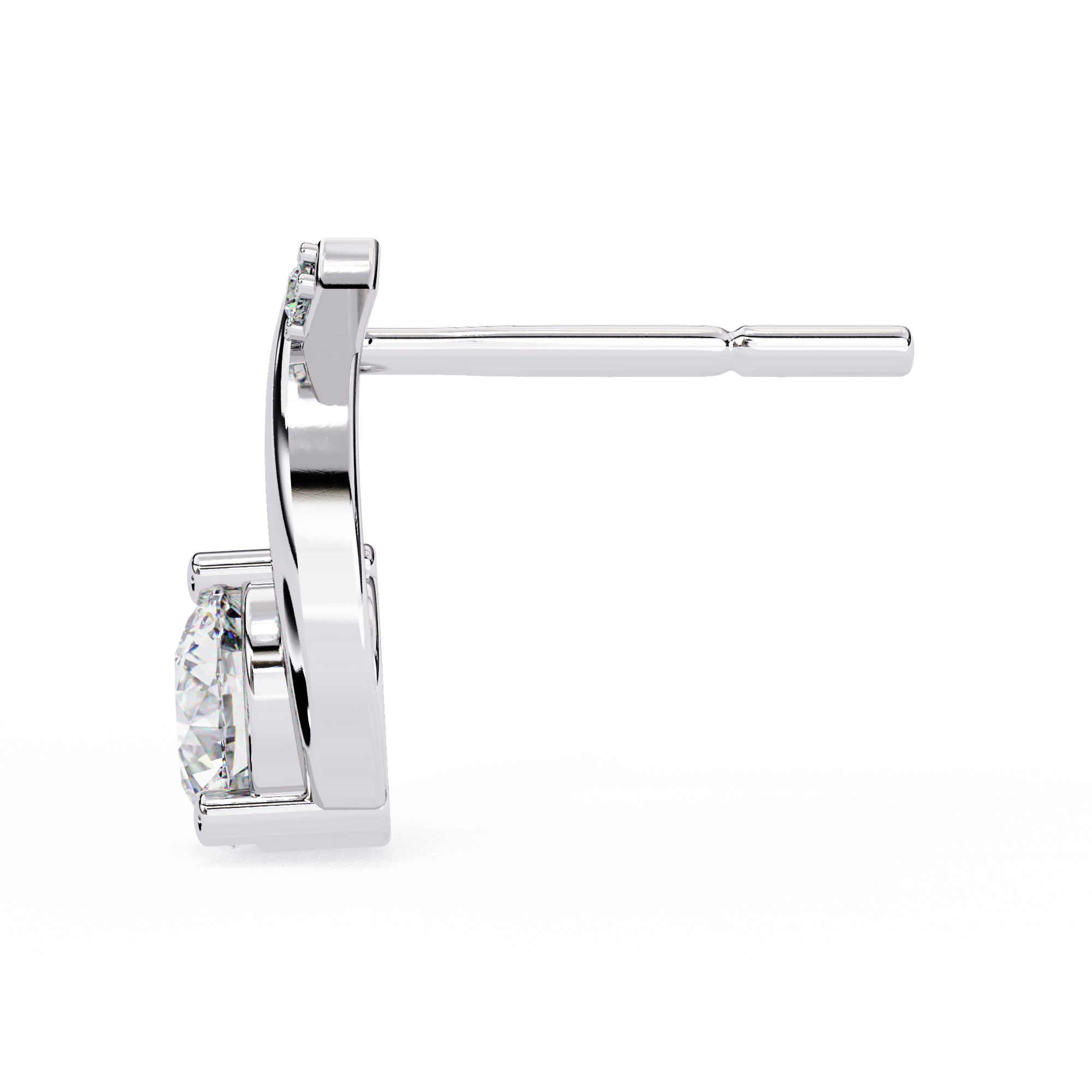 1.27ct Crossover Lab Grown Diamond Earrings