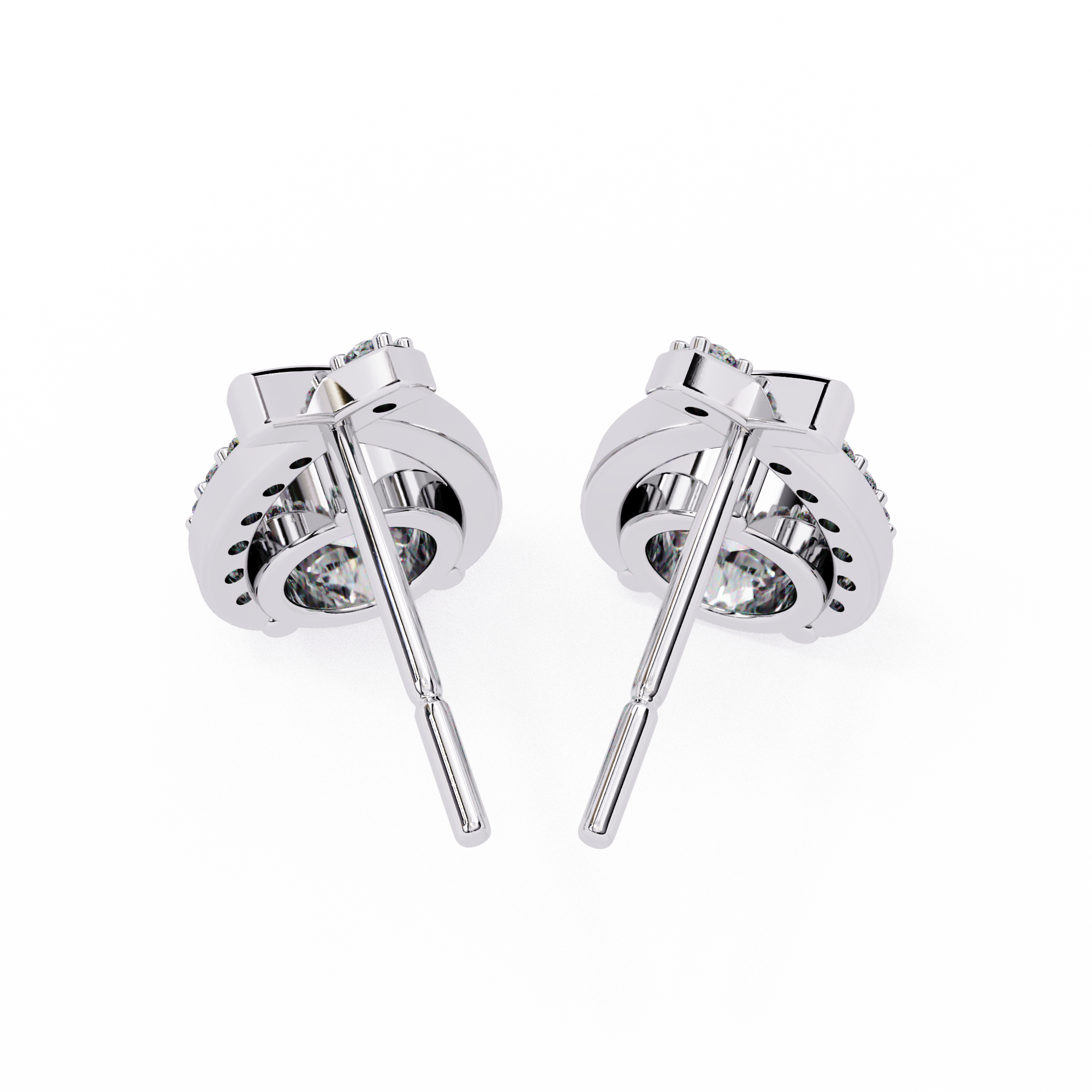 1.27ct Crossover Lab Grown Diamond Earrings