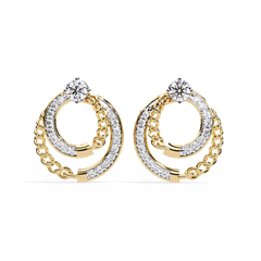 0.46ct Celestial Link Lab Grown Diamond Earrings