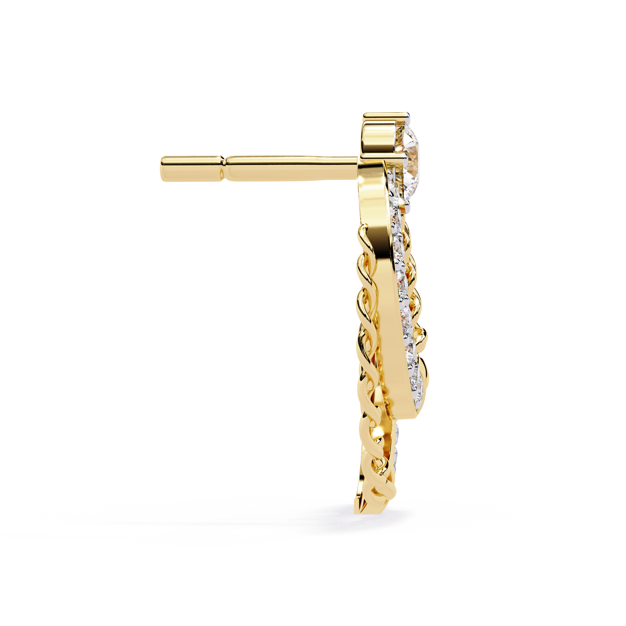 Celestial Link 0.46ct Diamond Earrings | Solitairekart