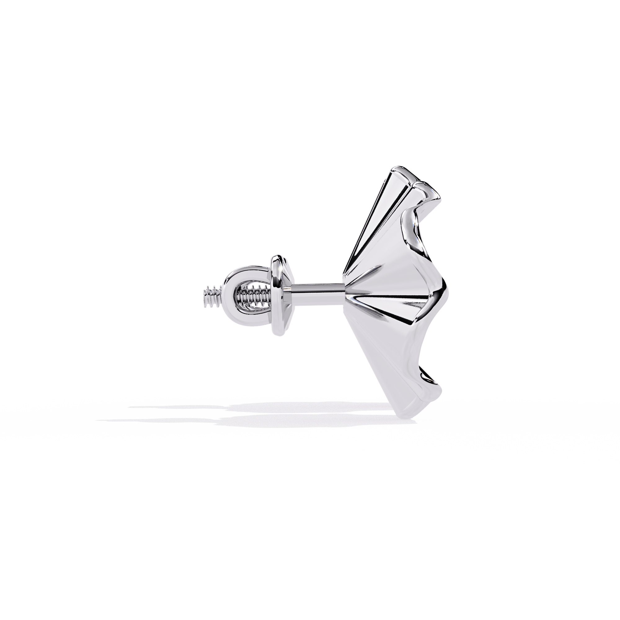0.06ct Lab-Grown Diamond Golden Bloom Earrings