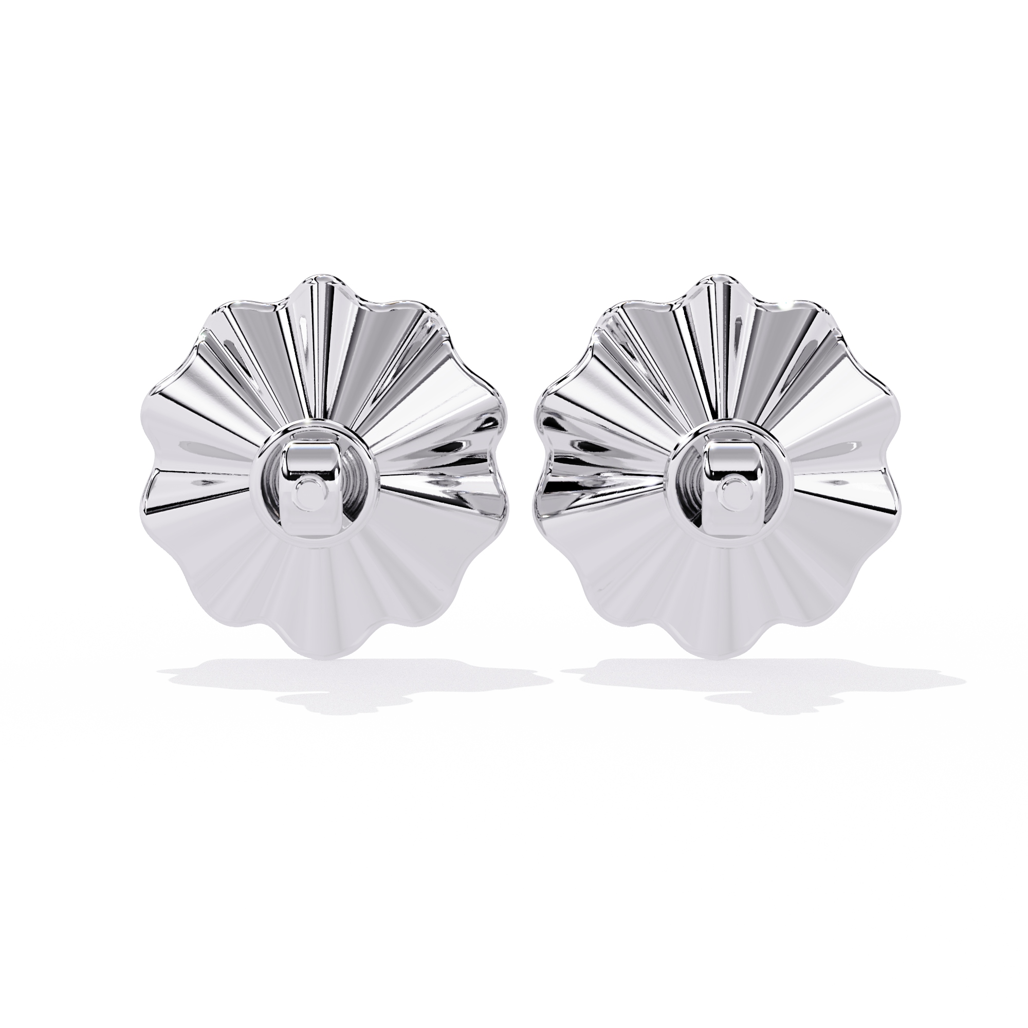 0.06ct Lab-Grown Diamond Golden Bloom Earrings
