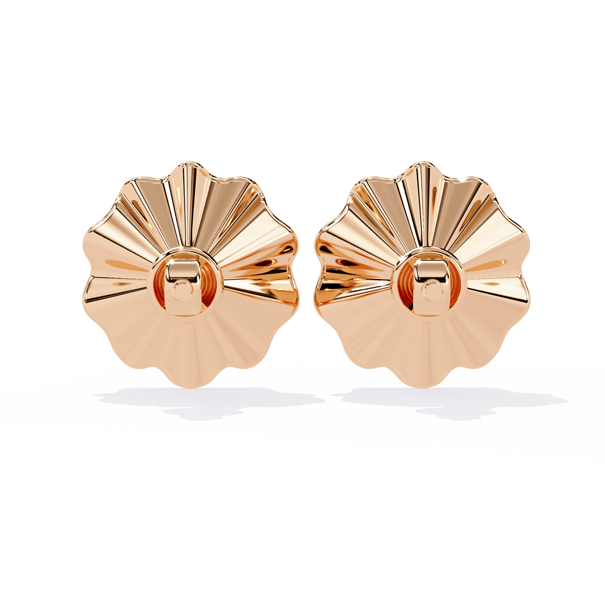0.06ct Lab-Grown Diamond Golden Bloom Earrings