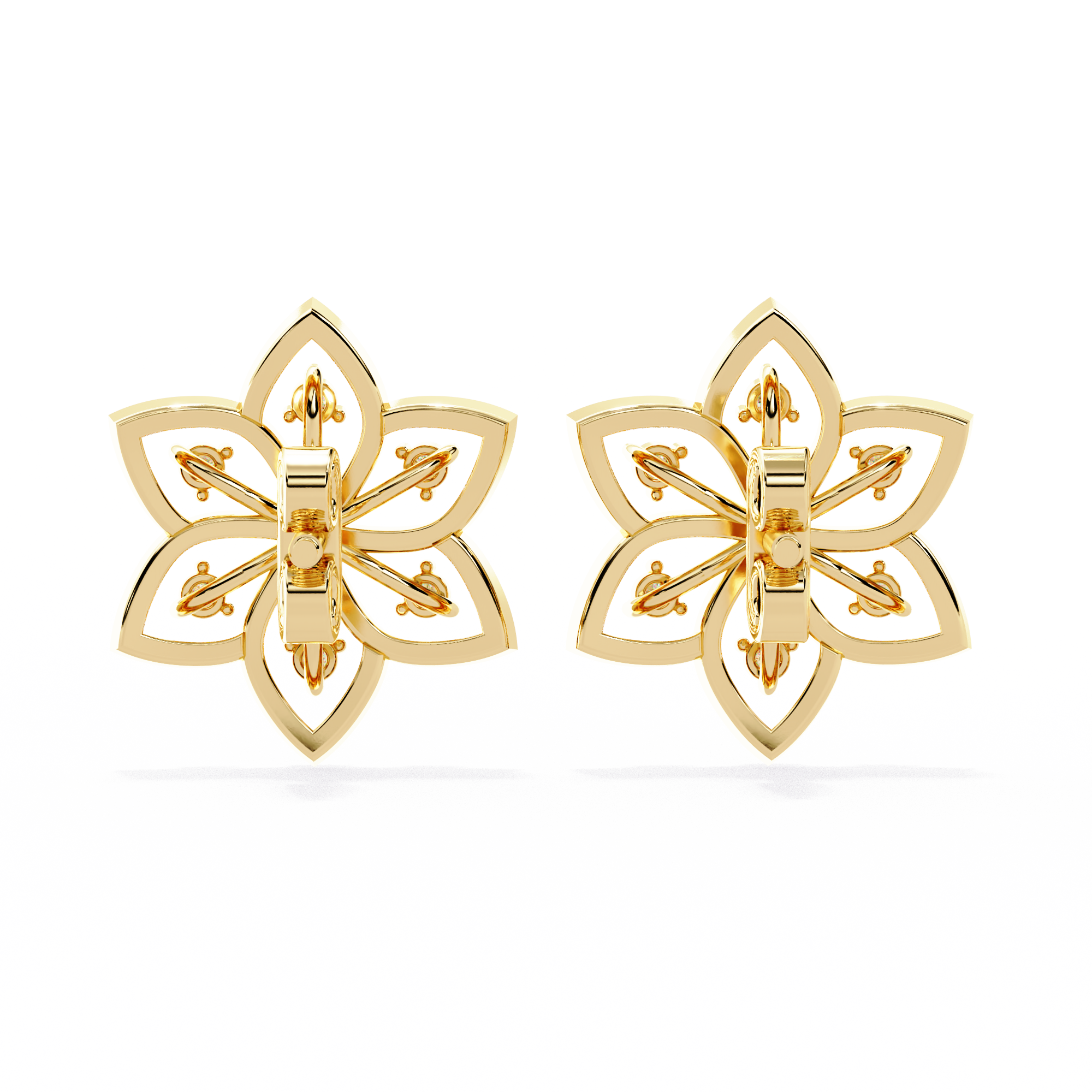 0.1ct Blossom Aura Lab Grown Diamond Earrings EF VS