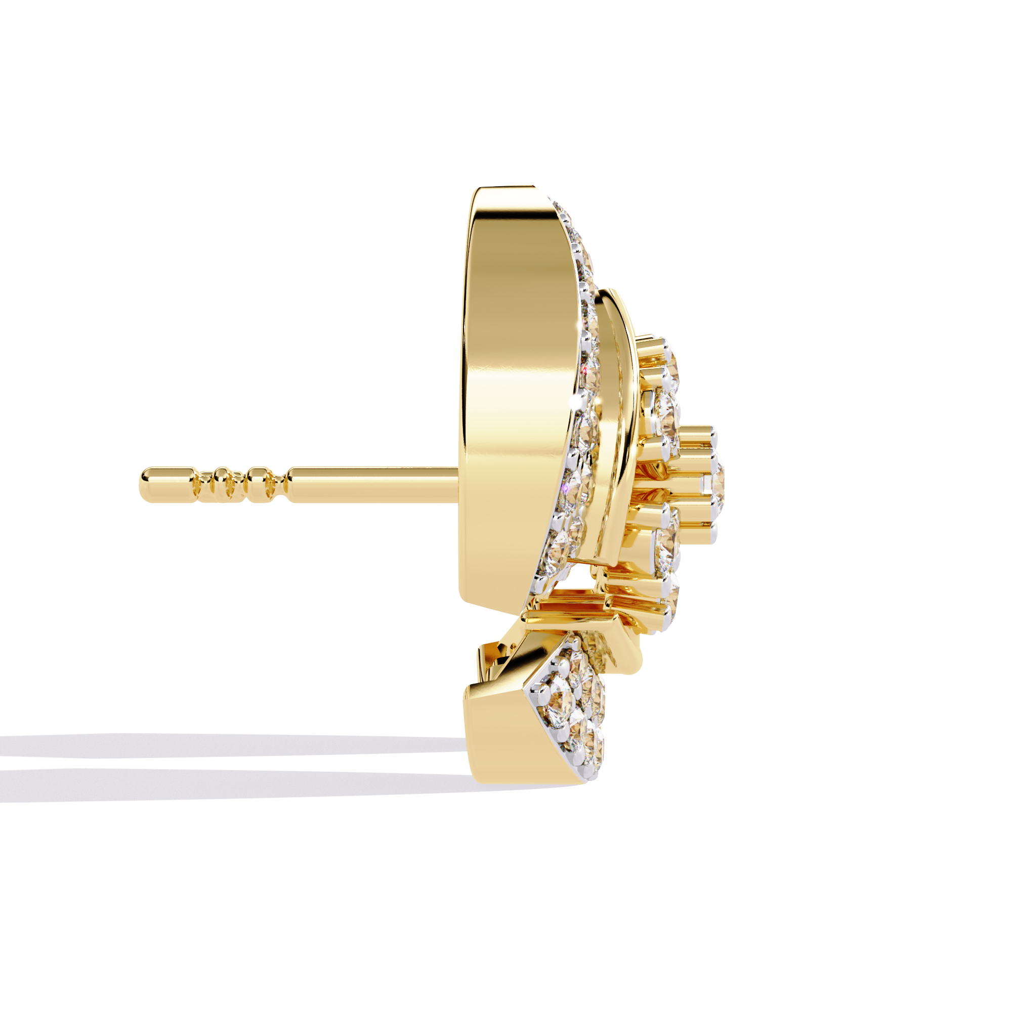 Solitairekart 0.49ct Natural Diamond Earrings