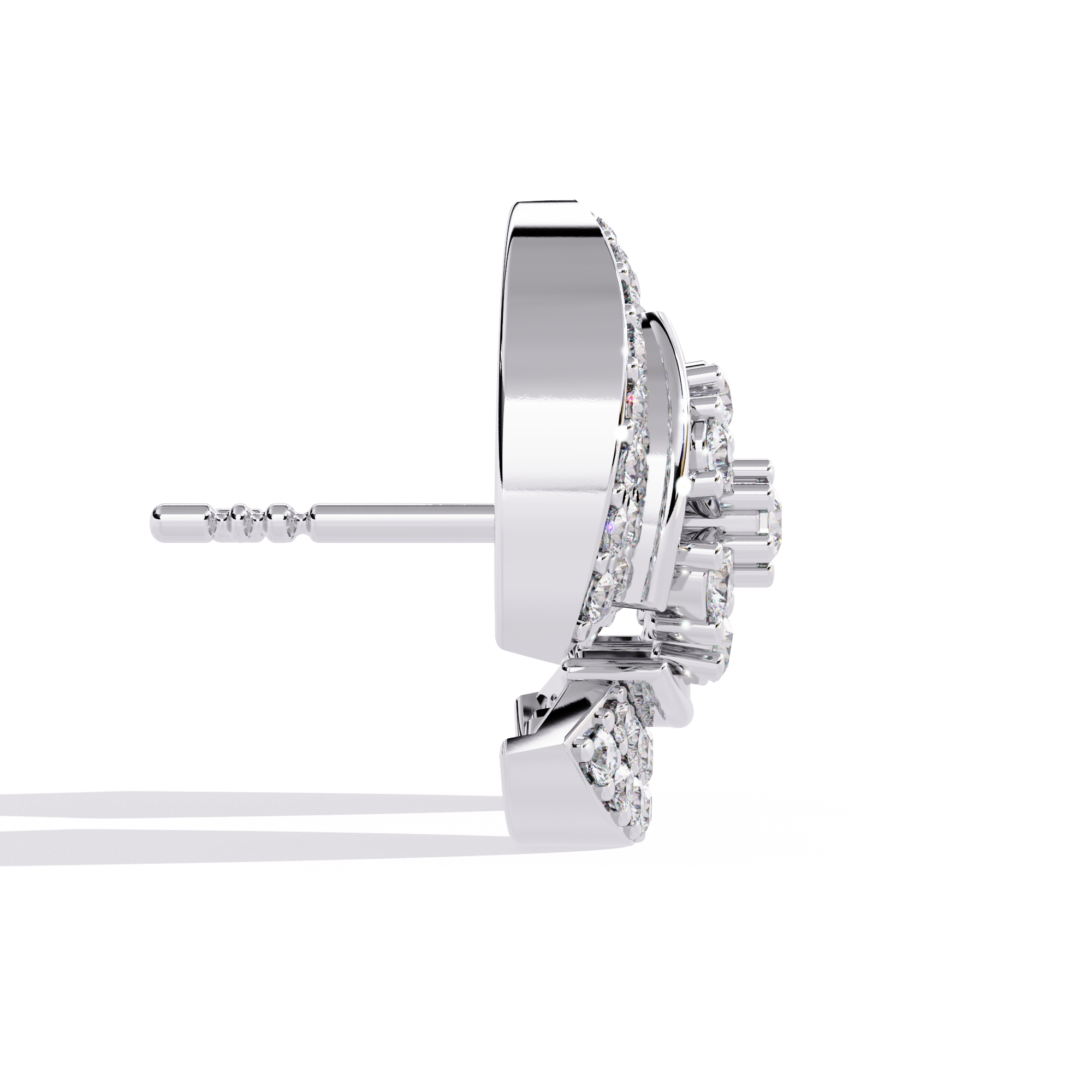 0.49ct Celestial Bloom Lab Grown Diamond Earrings – EF Color VS Clarity