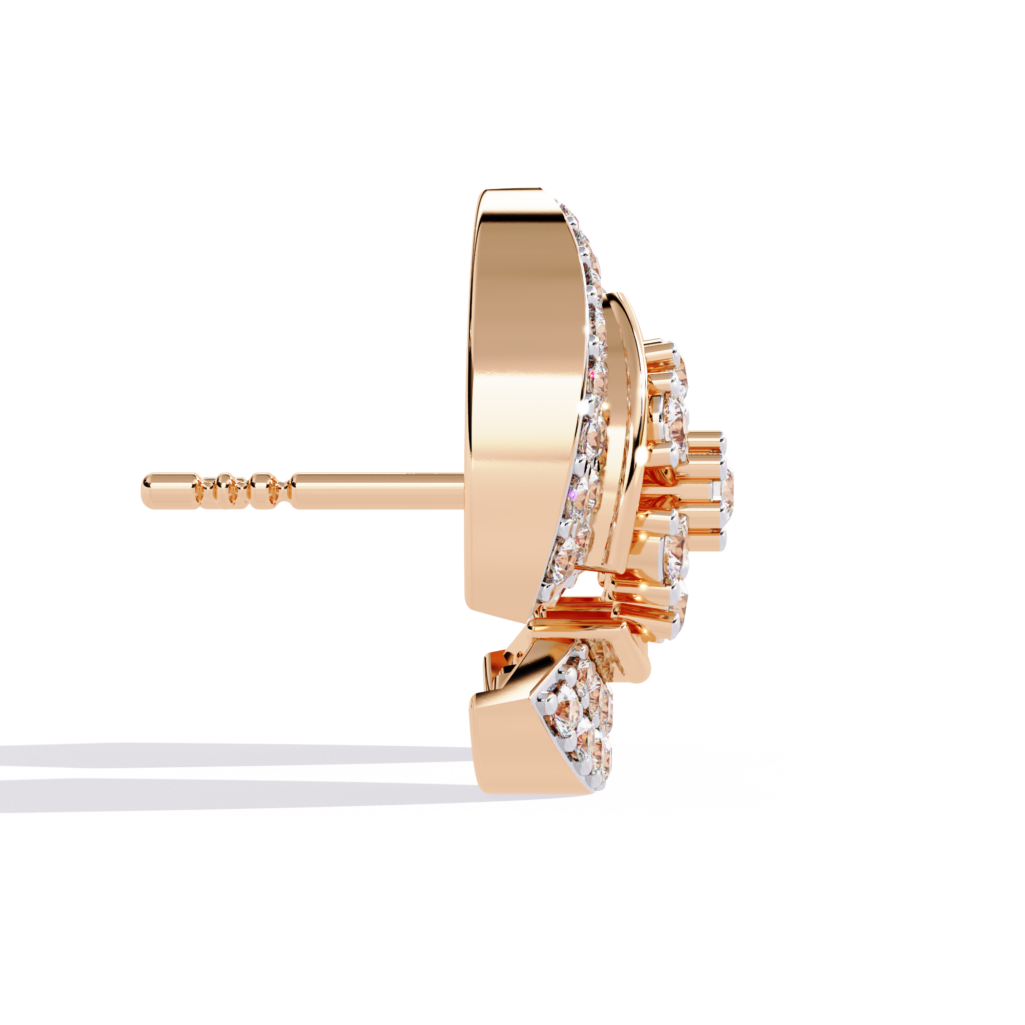 0.49ct Celestial Bloom Lab Grown Diamond Earrings – EF Color VS Clarity