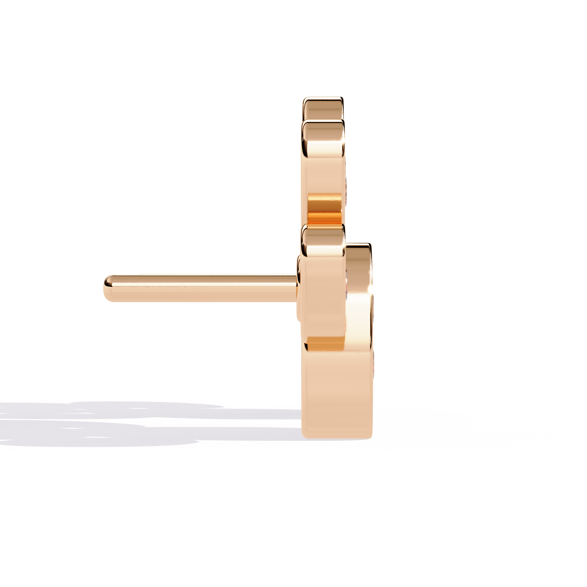 0.18ct Natural Diamond Earrings in HI VS-SI Clarity