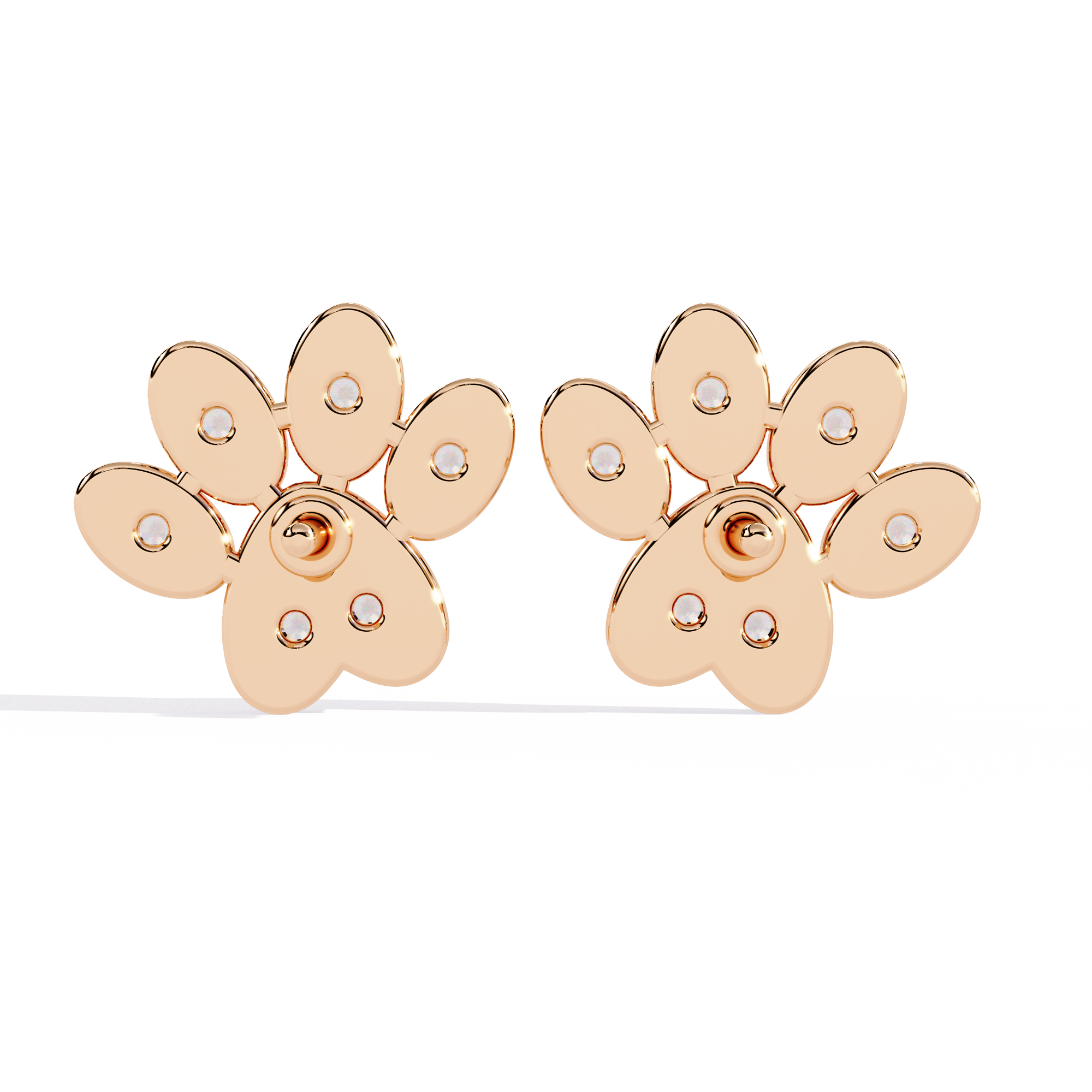 0.18ct Pawfect Lab Grown Diamond Earrings