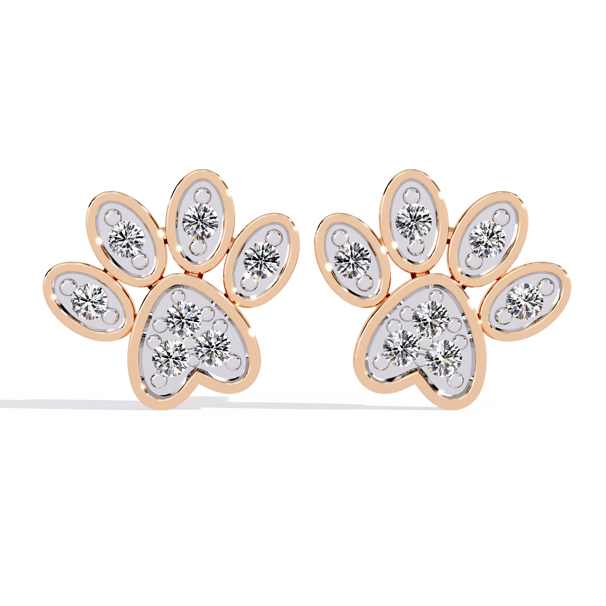0.18ct Pawfect Lab Grown Diamond Earrings