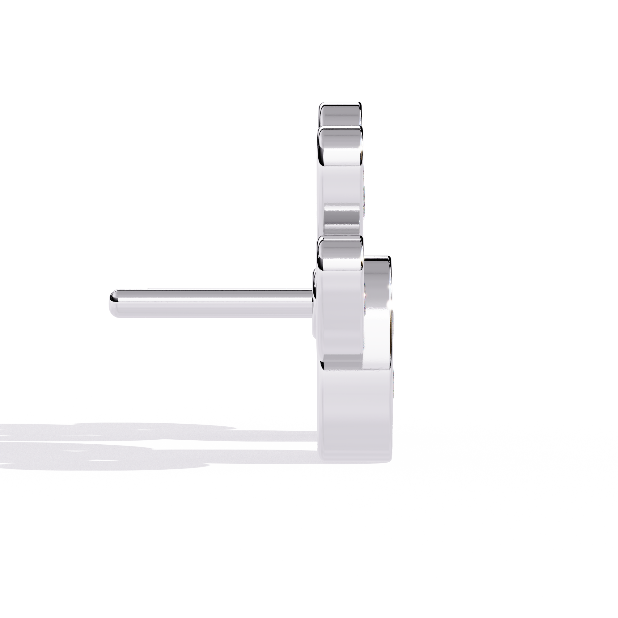 0.18ct Natural Diamond Earrings in HI VS-SI Clarity