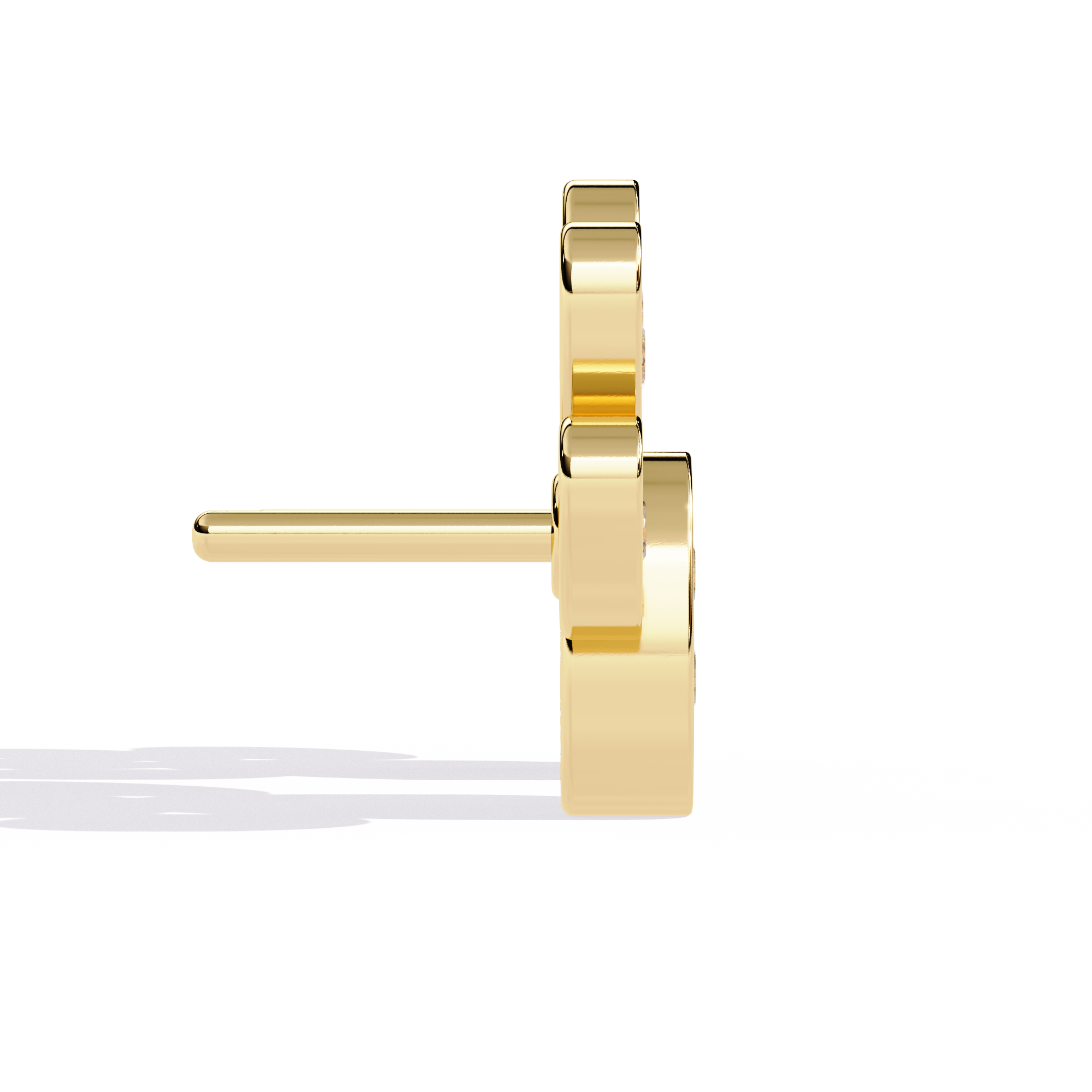 0.18ct Natural Diamond Earrings in HI VS-SI Clarity