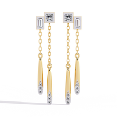 0.66ct Drizzle Lab Grown Diamond Earrings – EF Color VS Clarity