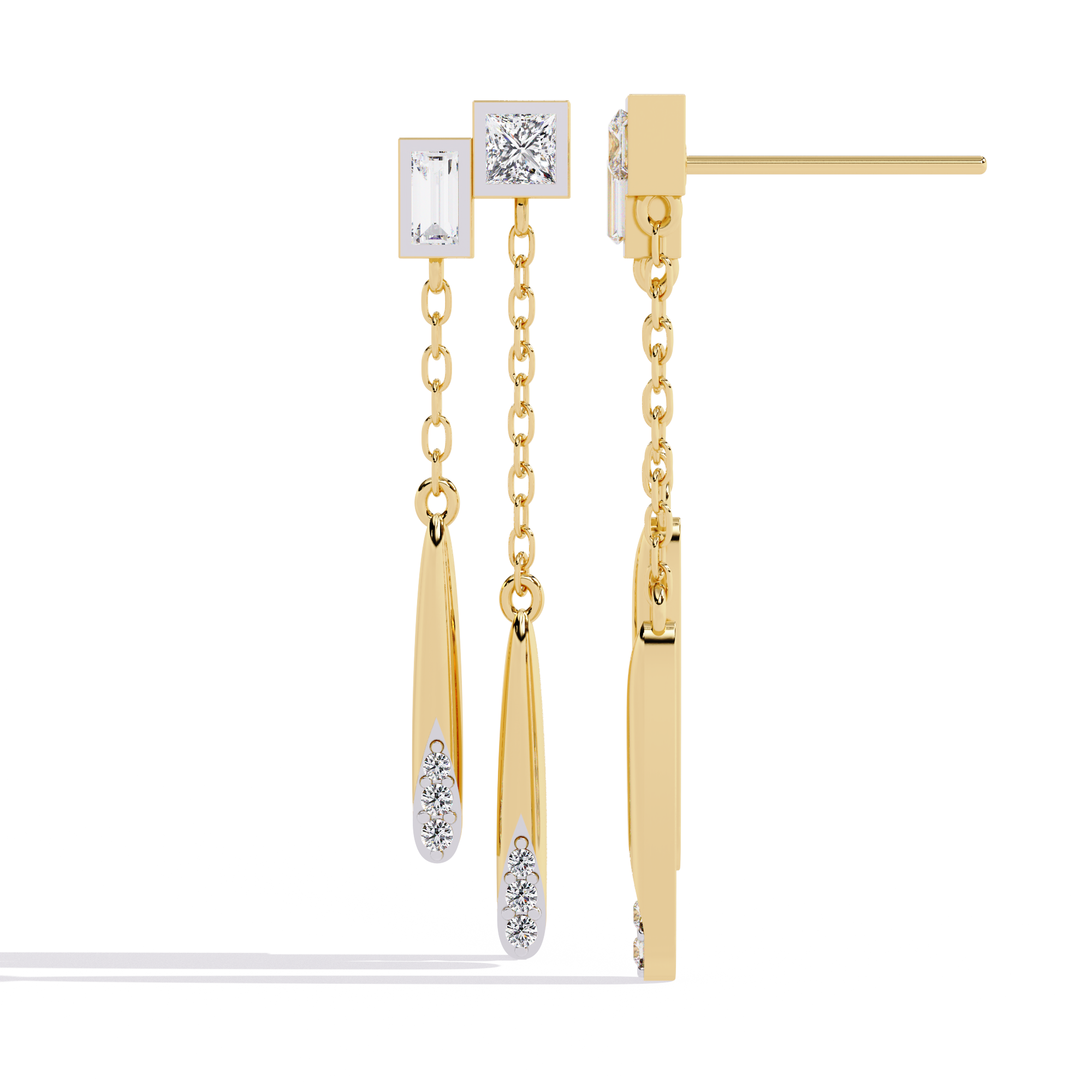 0.66ct Natural Diamond Earrings | Solitairekart