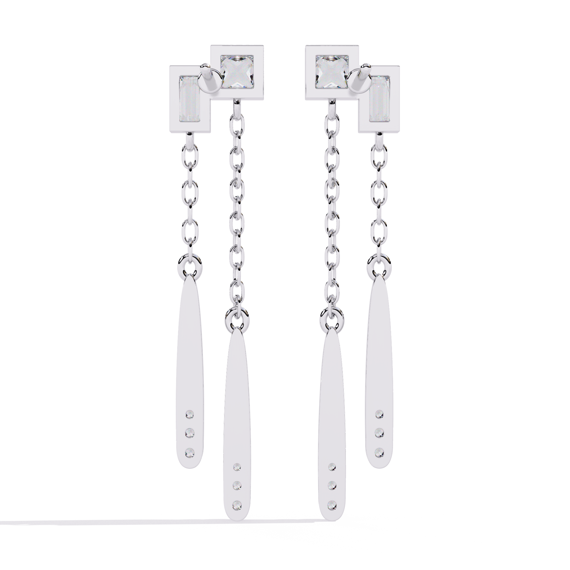 0.66ct Natural Diamond Earrings | Solitairekart