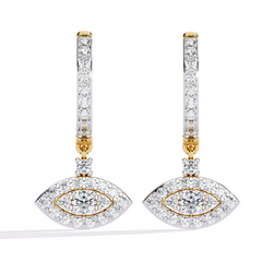 0.48ct Celestial Eye Lab Grown Diamond Earrings