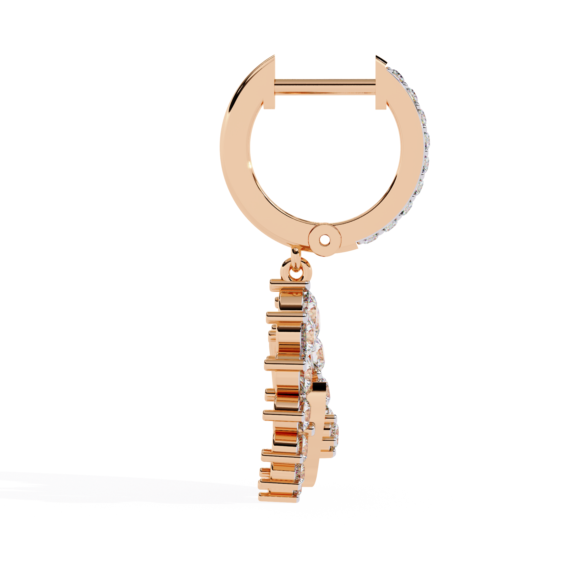 1ct Natural Diamond Earrings - Solitairekart