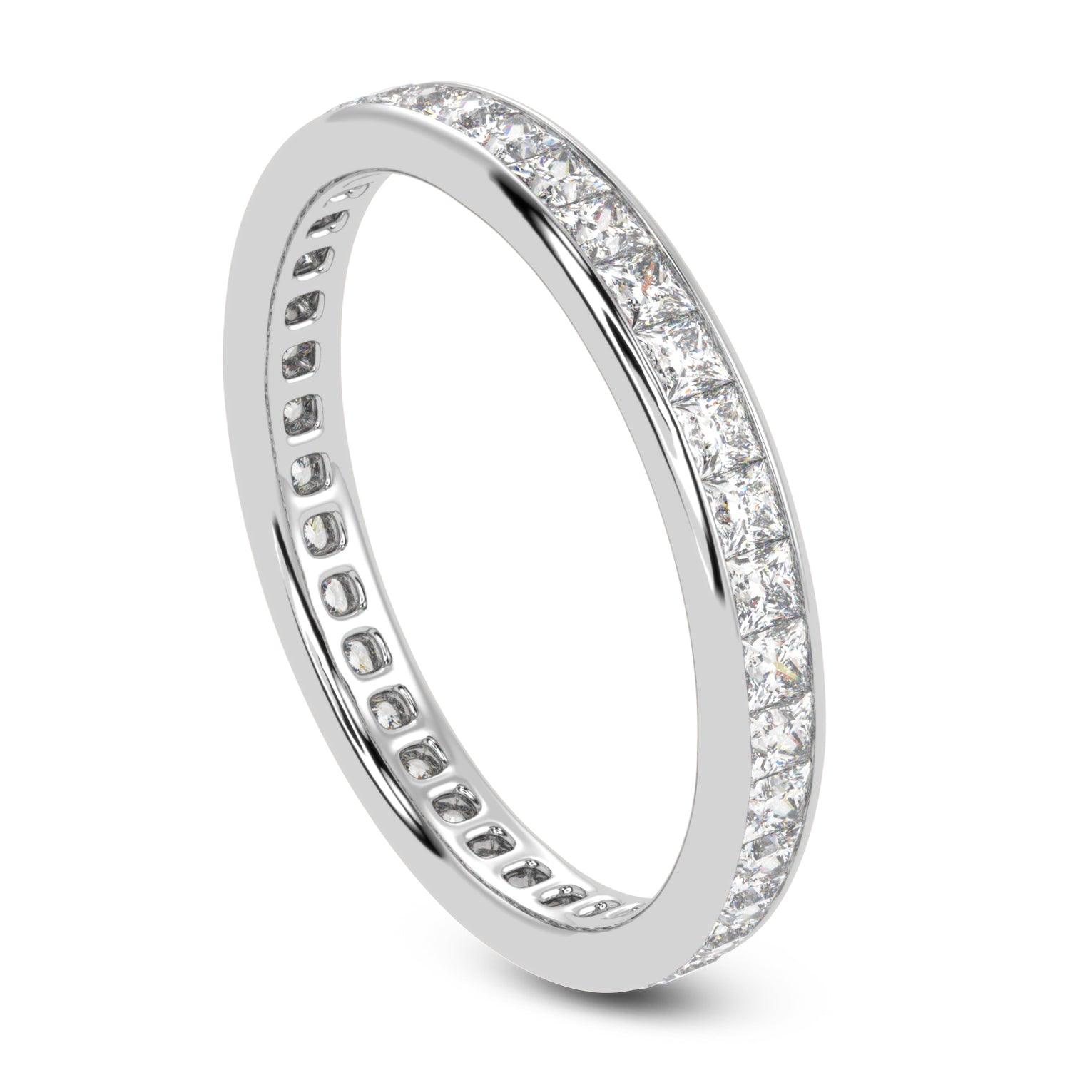 Buy 1.14Ct Eternity Natural Diamond Band | Solitairekart
