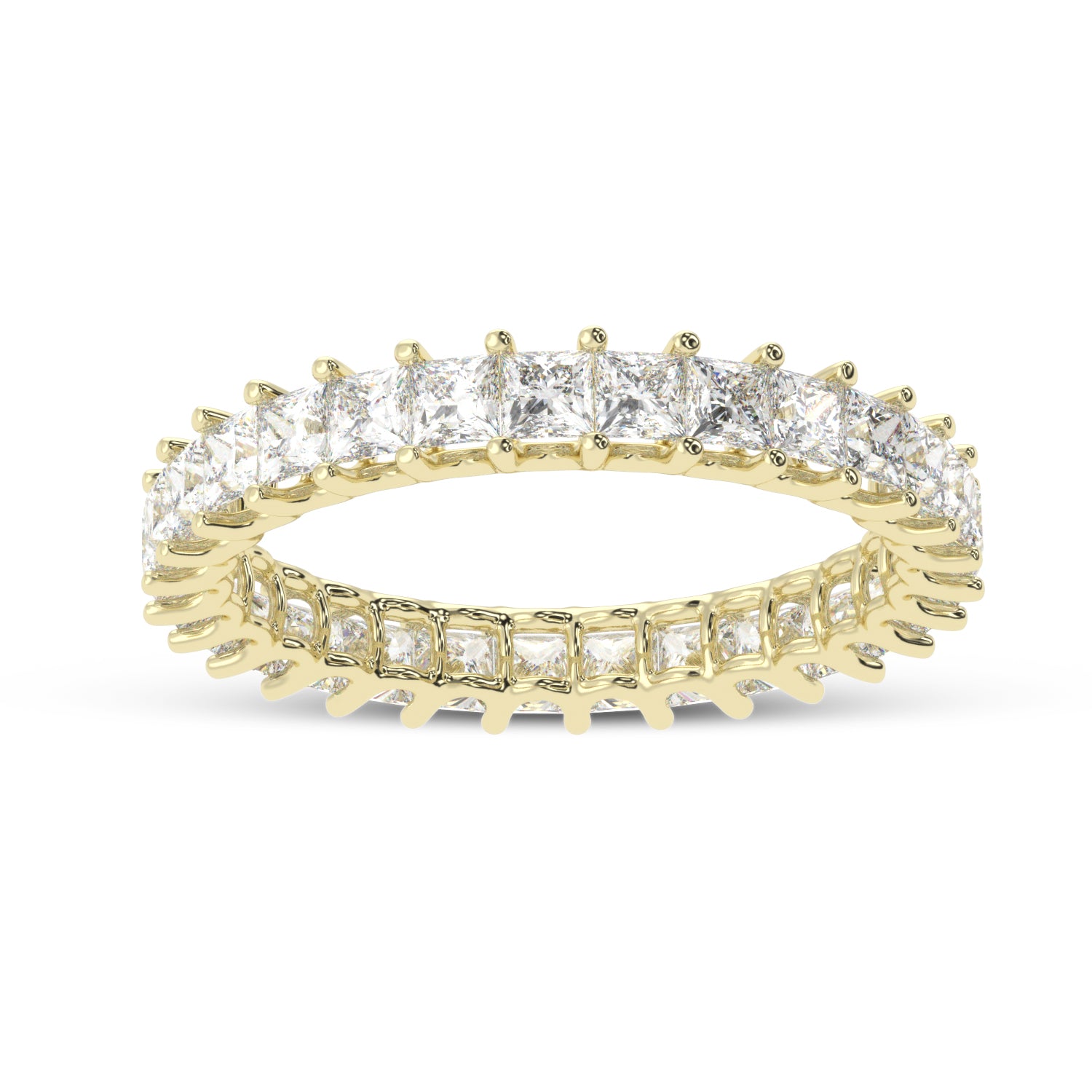 Buy 2.07Ct Eternity Natural Diamond Ring | Solitairekart