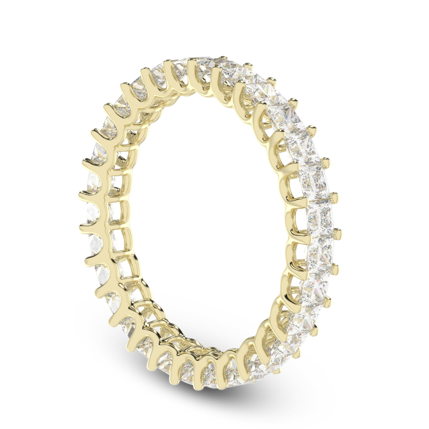 Buy 2.07Ct Eternity Natural Diamond Ring | Solitairekart