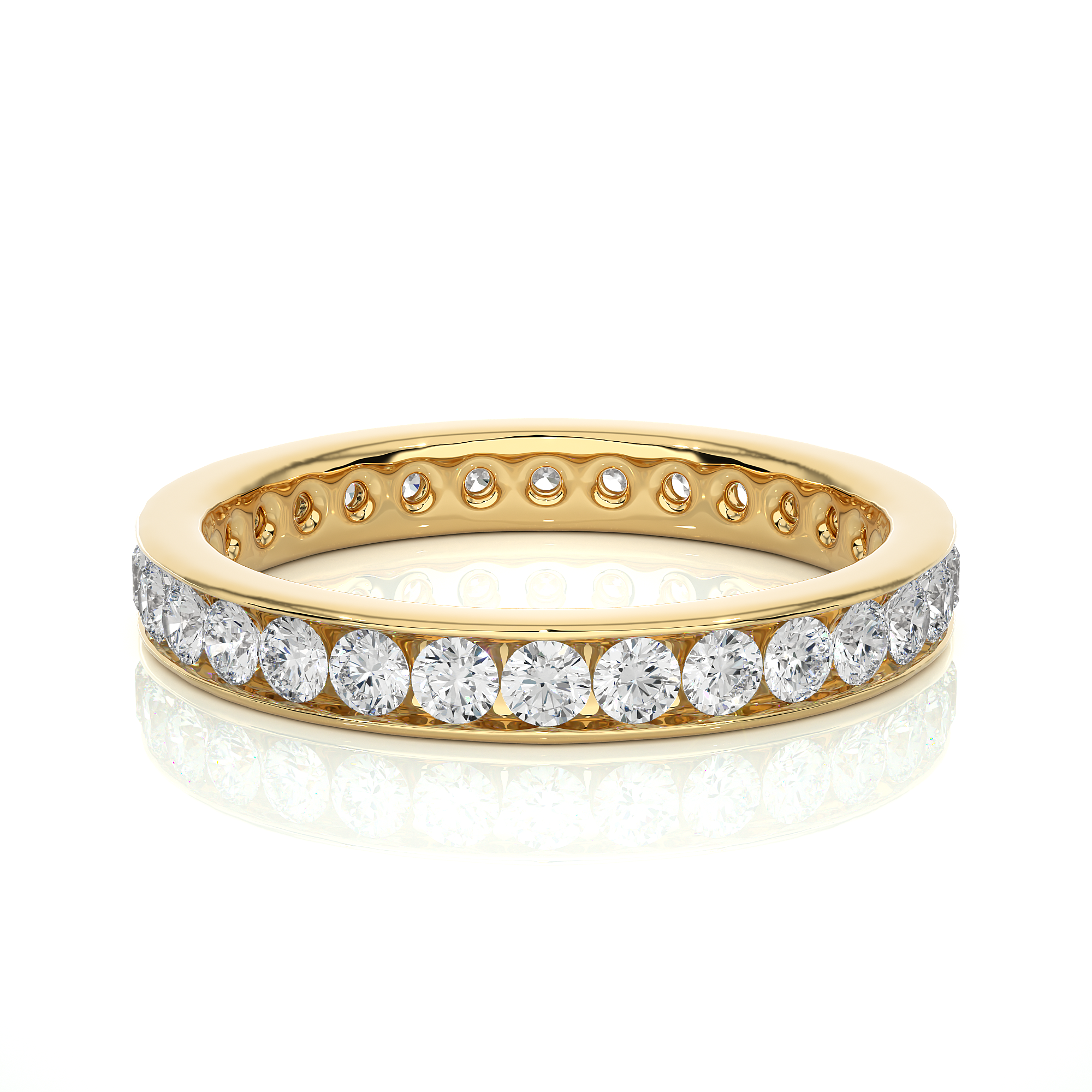 1.04 Carat H Color VS1 Clarity Diamond Studded Natural Diamond Ring.