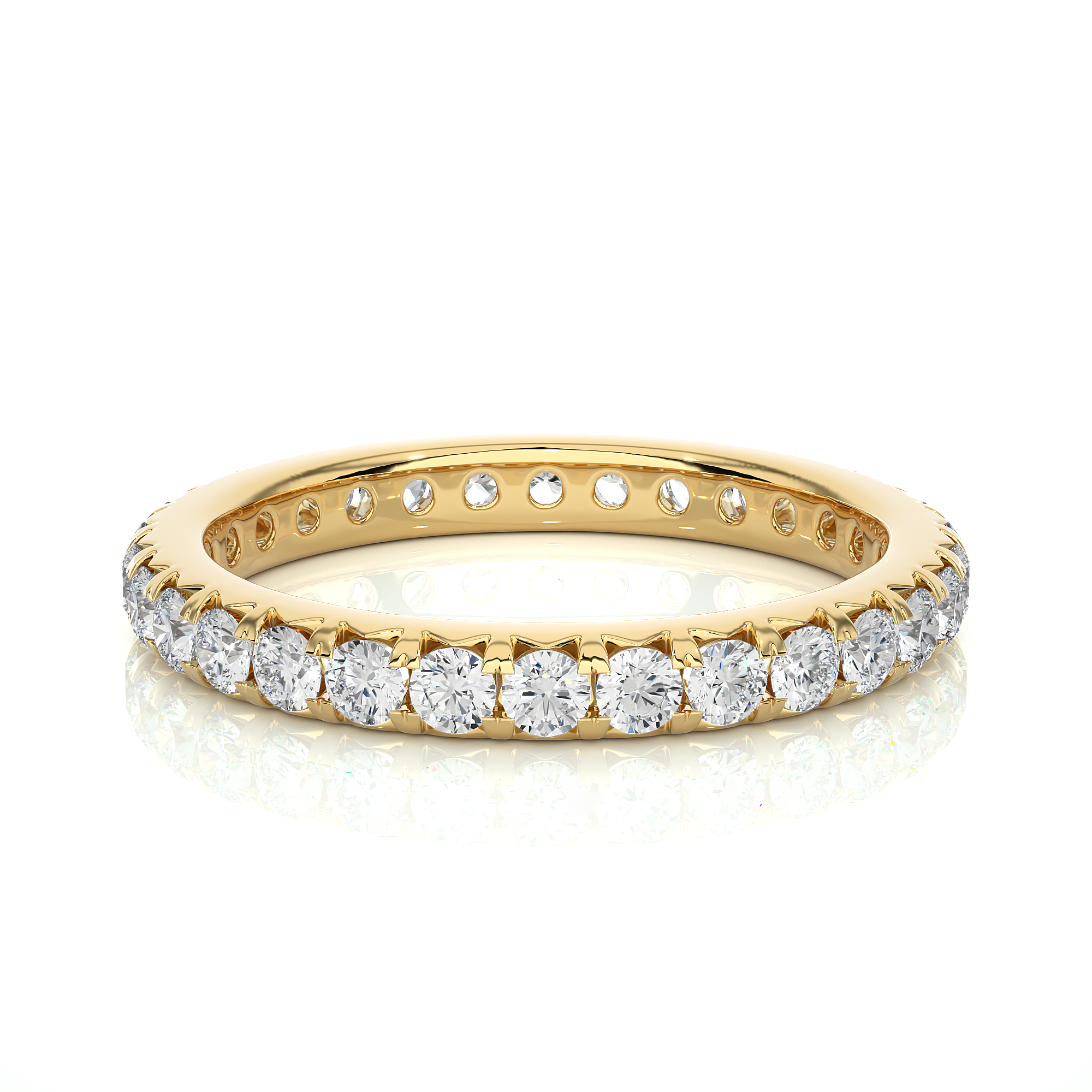 1.04 Carat G Color VS1 Clarity Diamond Studded Natural Diamond Ring.