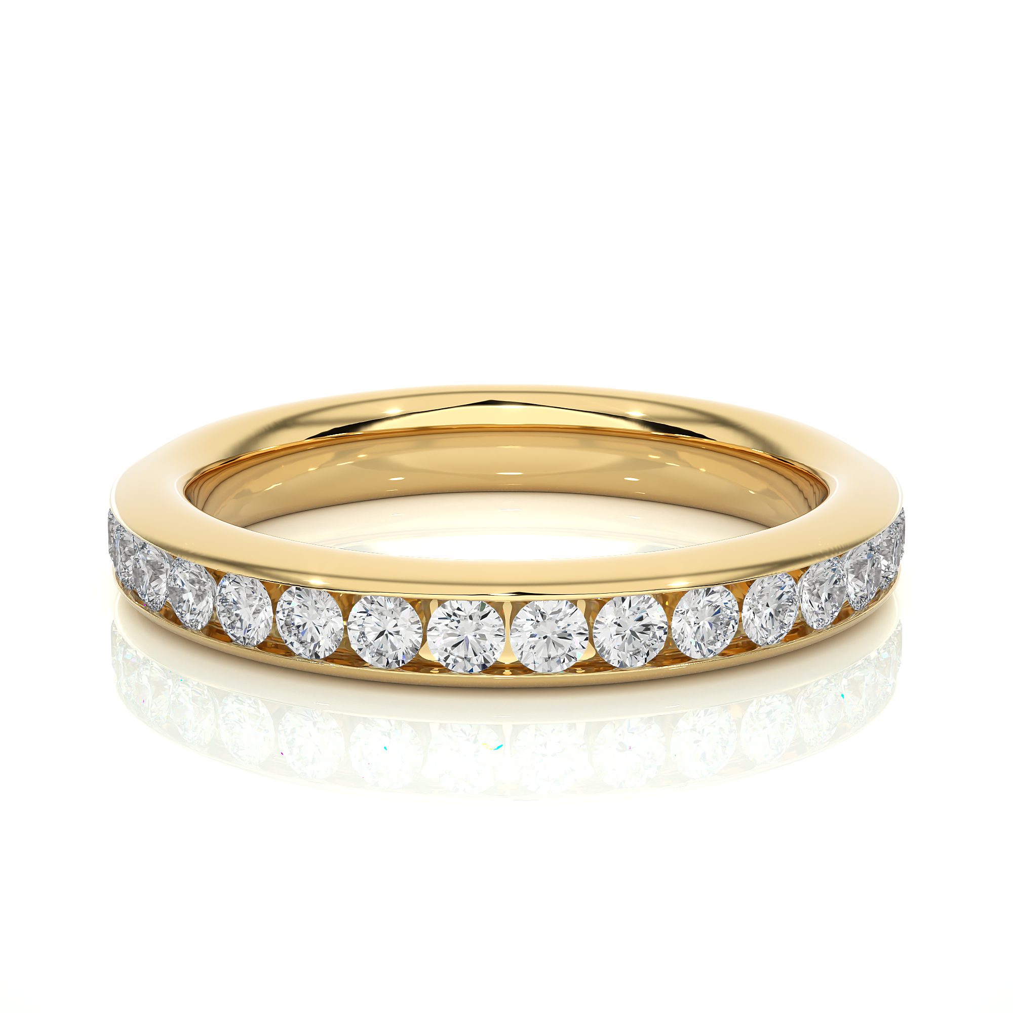 0.96 Carat G Color VS1 Clarity Diamond Studded Natural Diamond Ring.